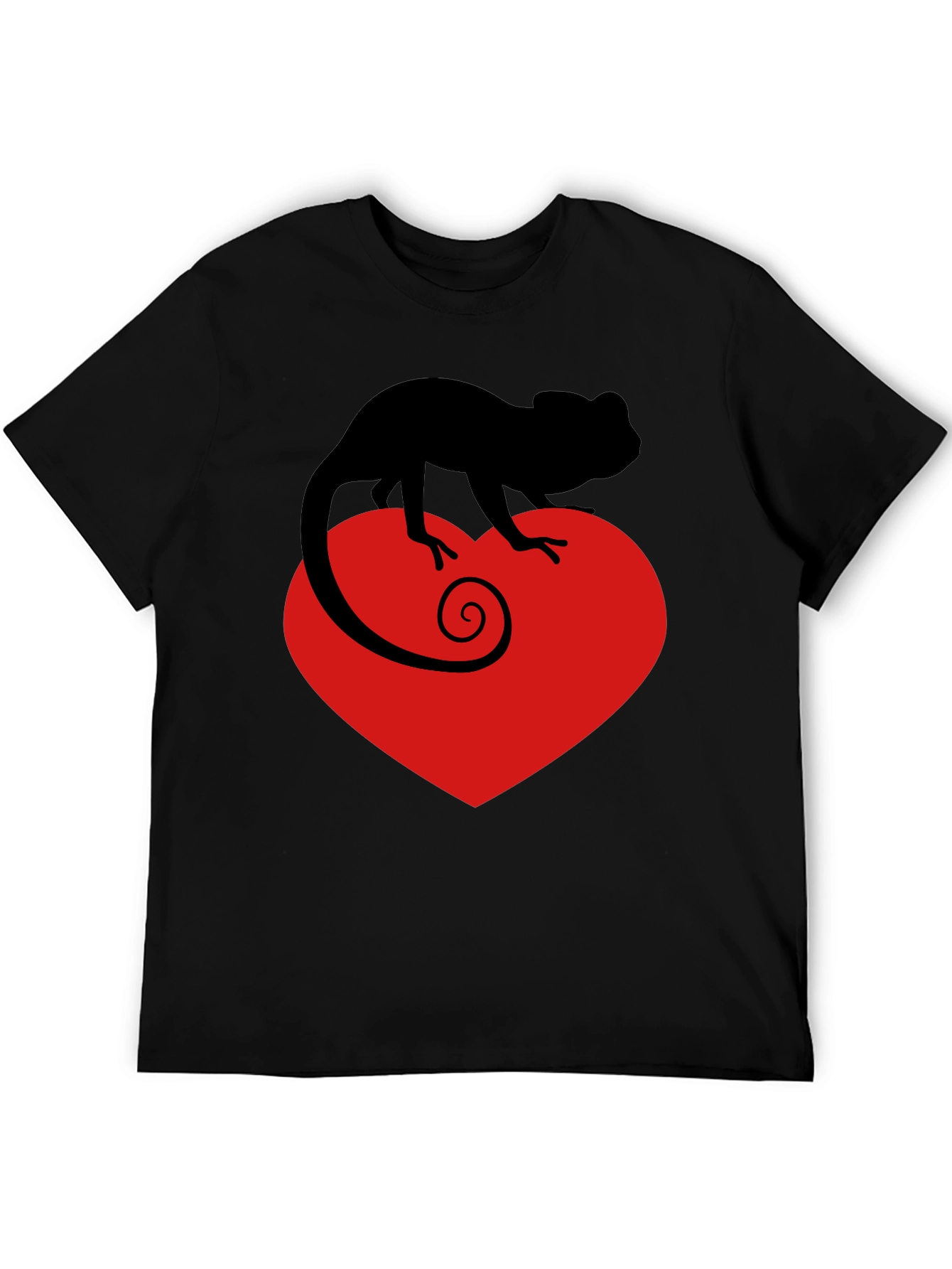 Chameleon Heart Graphic Tee - Love Reptiles!