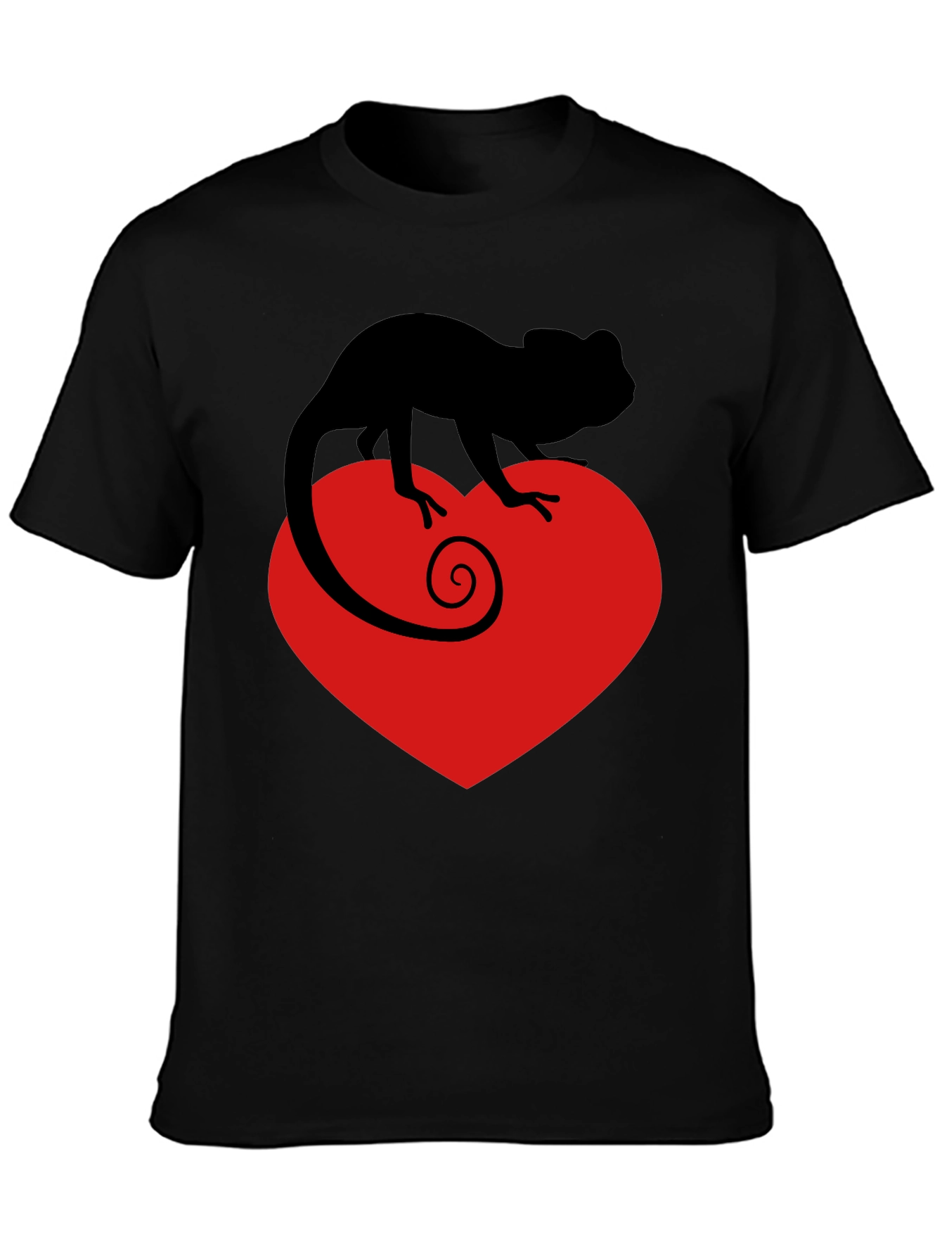 Chameleon Heart Graphic Tee - Love Reptiles!