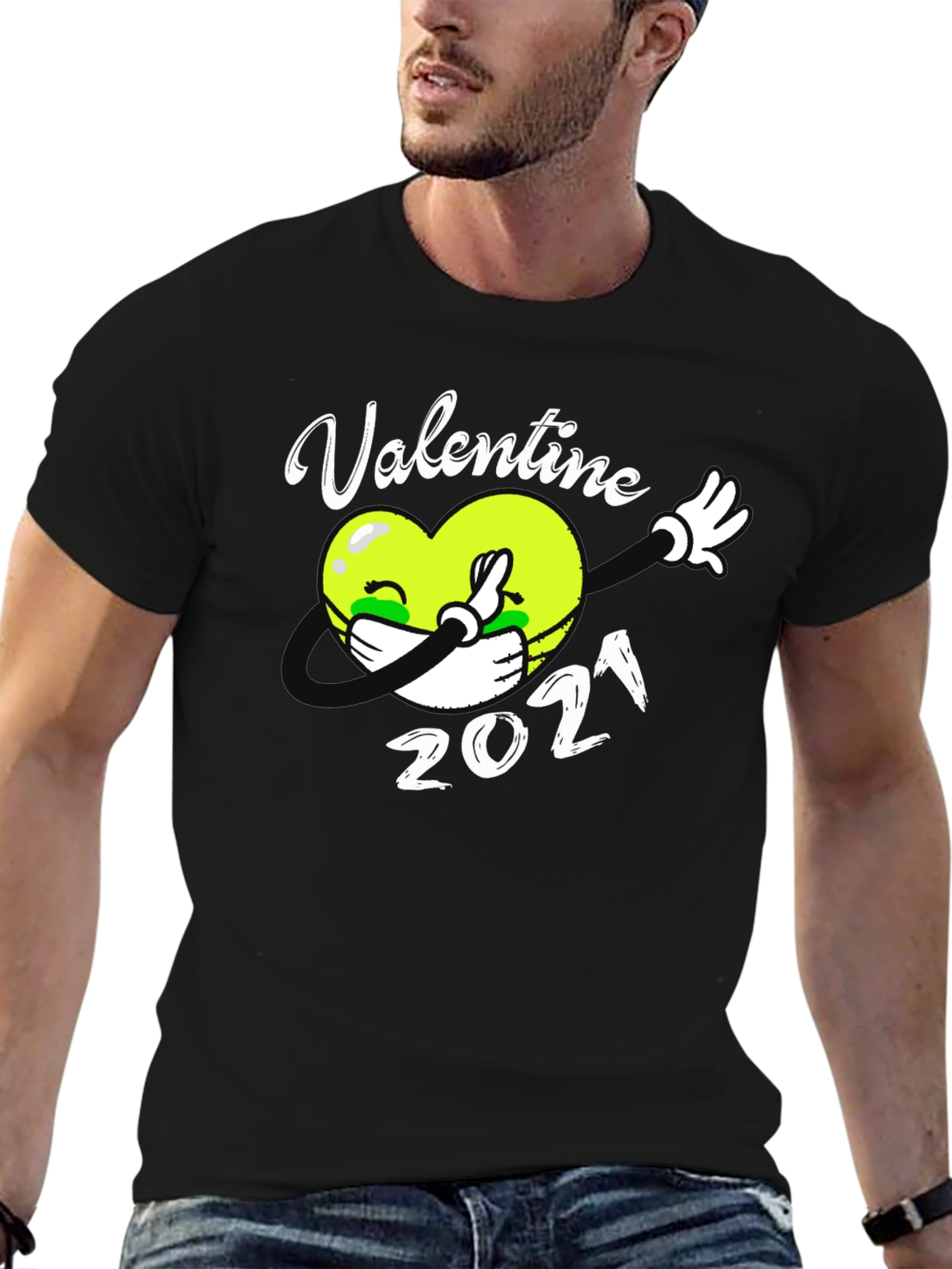 Valentine 2021 T-Shirt Black