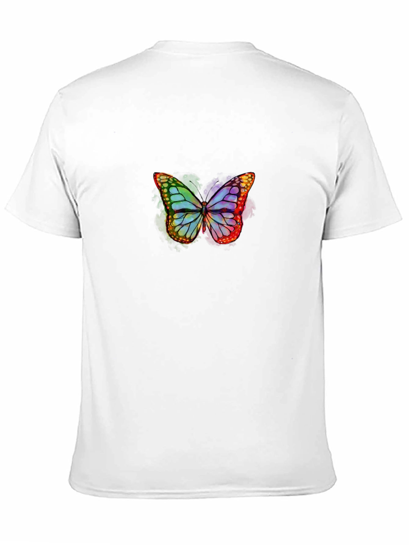 Butterfly Graphic Tee - Stylish Black T-Shirt