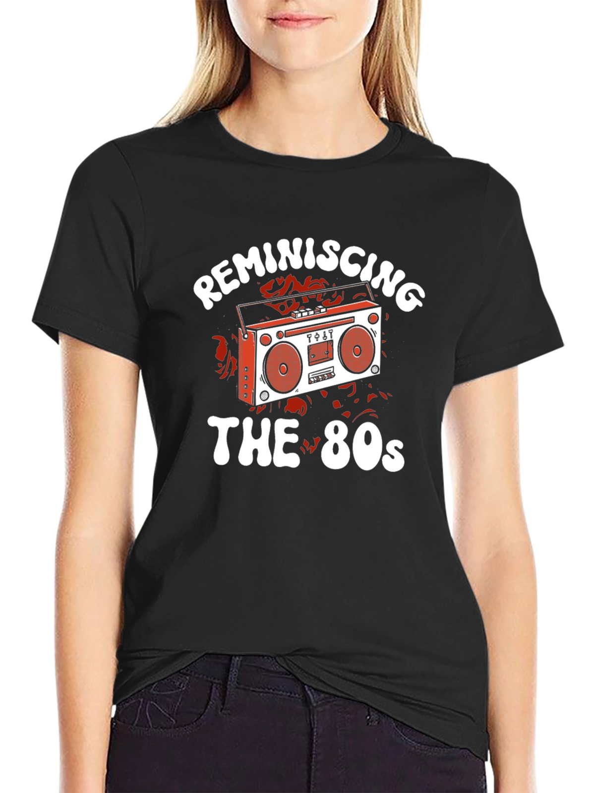 Reminiscing the 80s Boombox T-Shirt