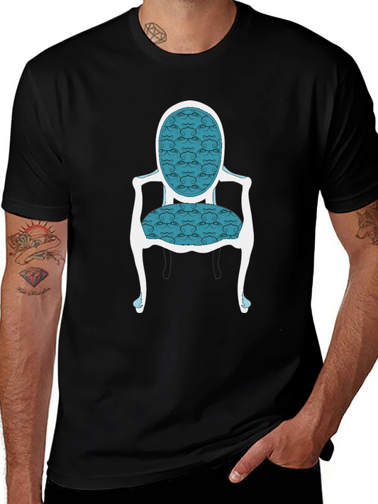 Elegant Chair Graphic Tee - Stylish and Unique