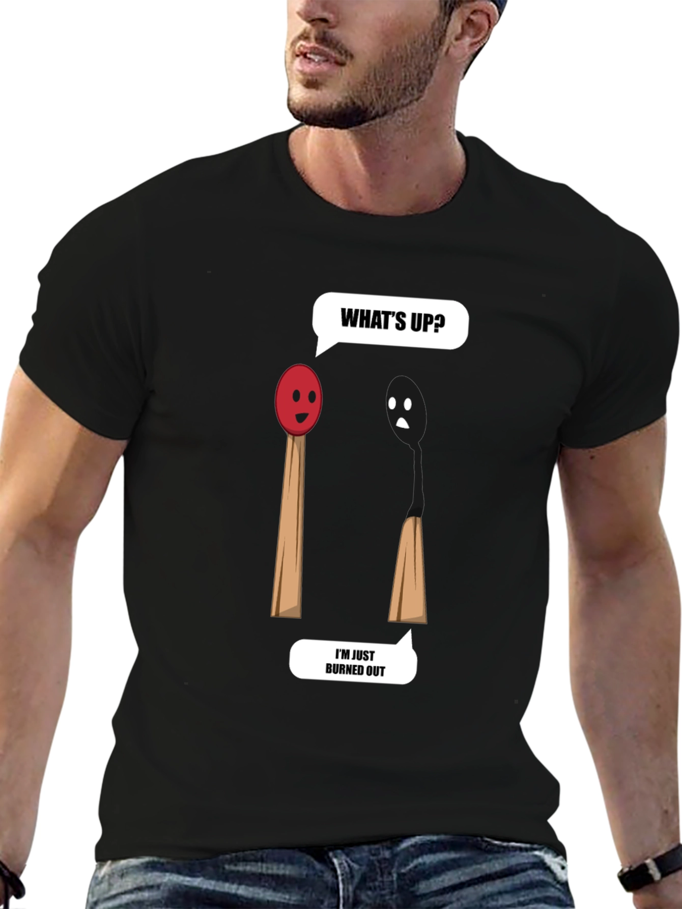 Burned Out Humor T-Shirt