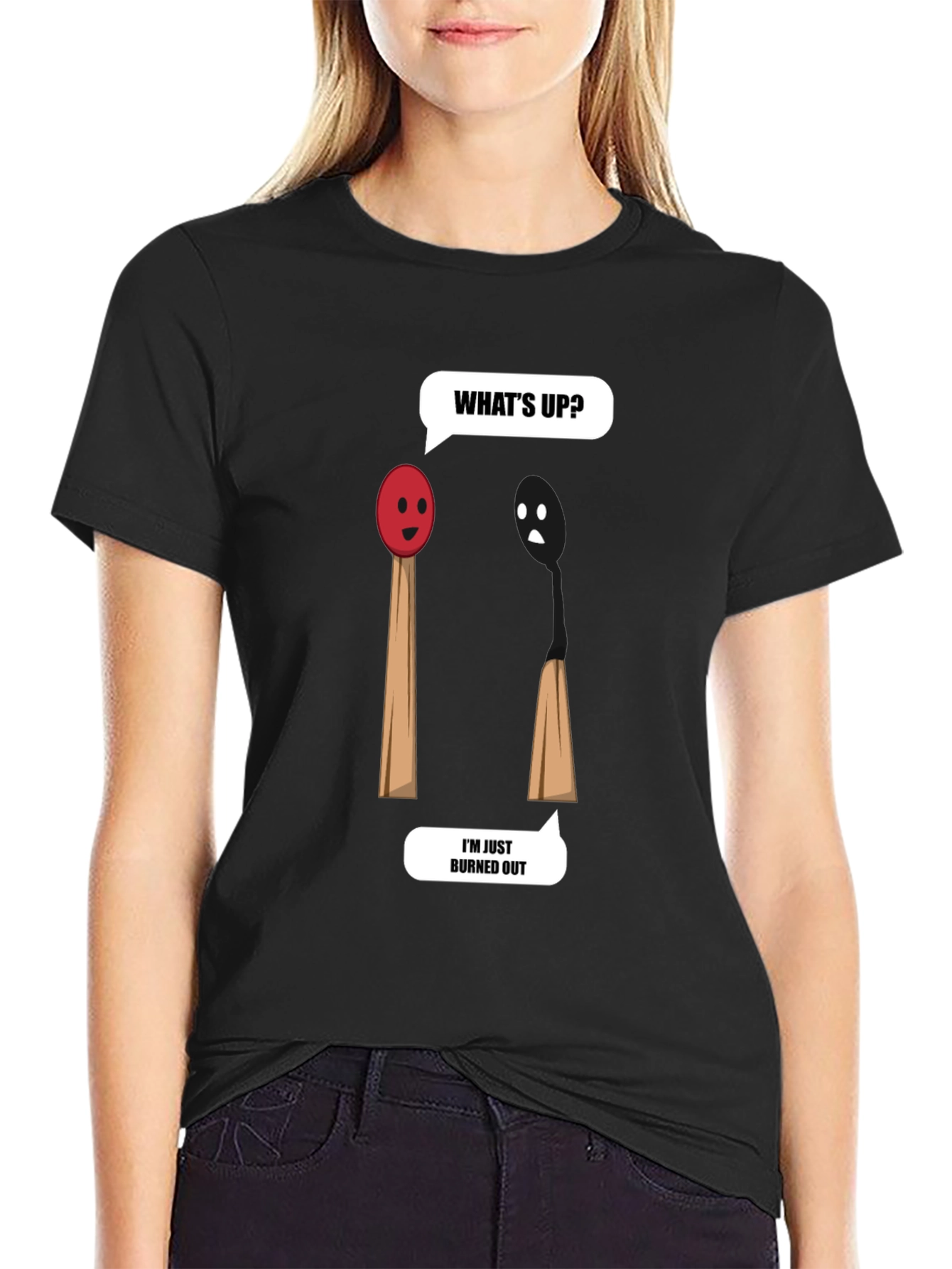 Burned Out Humor T-Shirt
