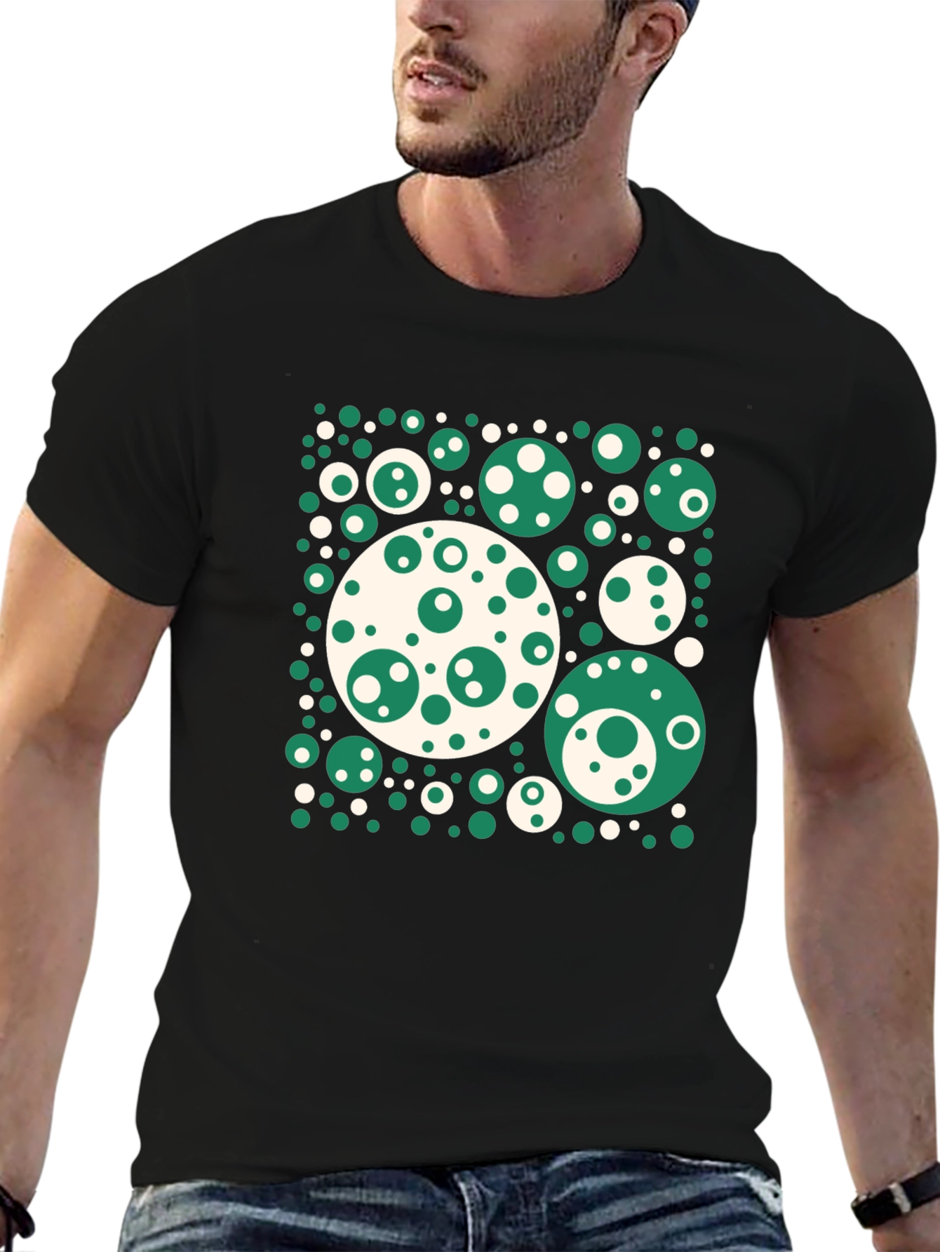 Retro Circle Pattern T-Shirt