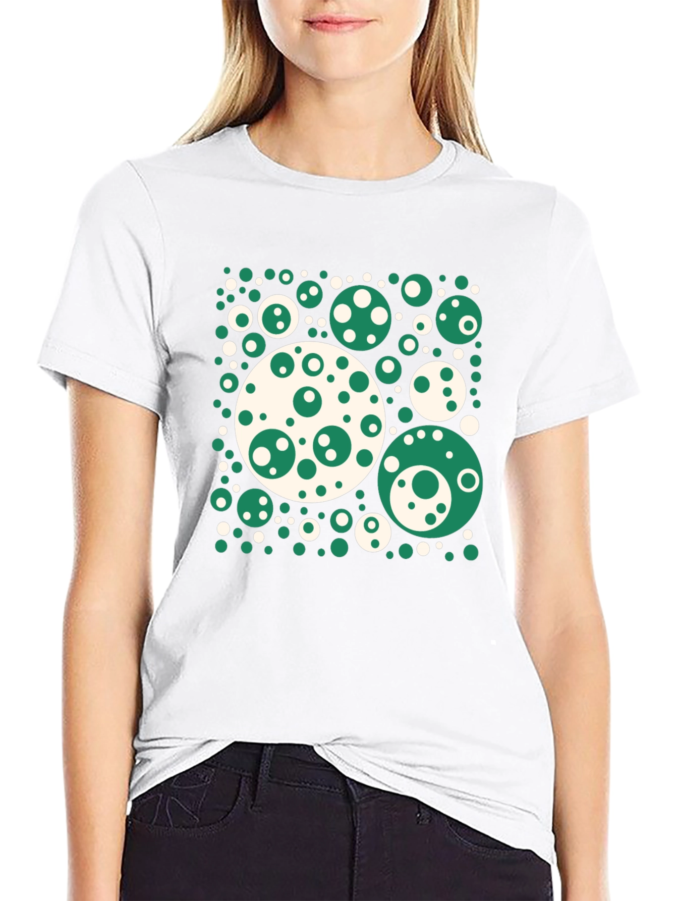 Retro Circle Pattern T-Shirt