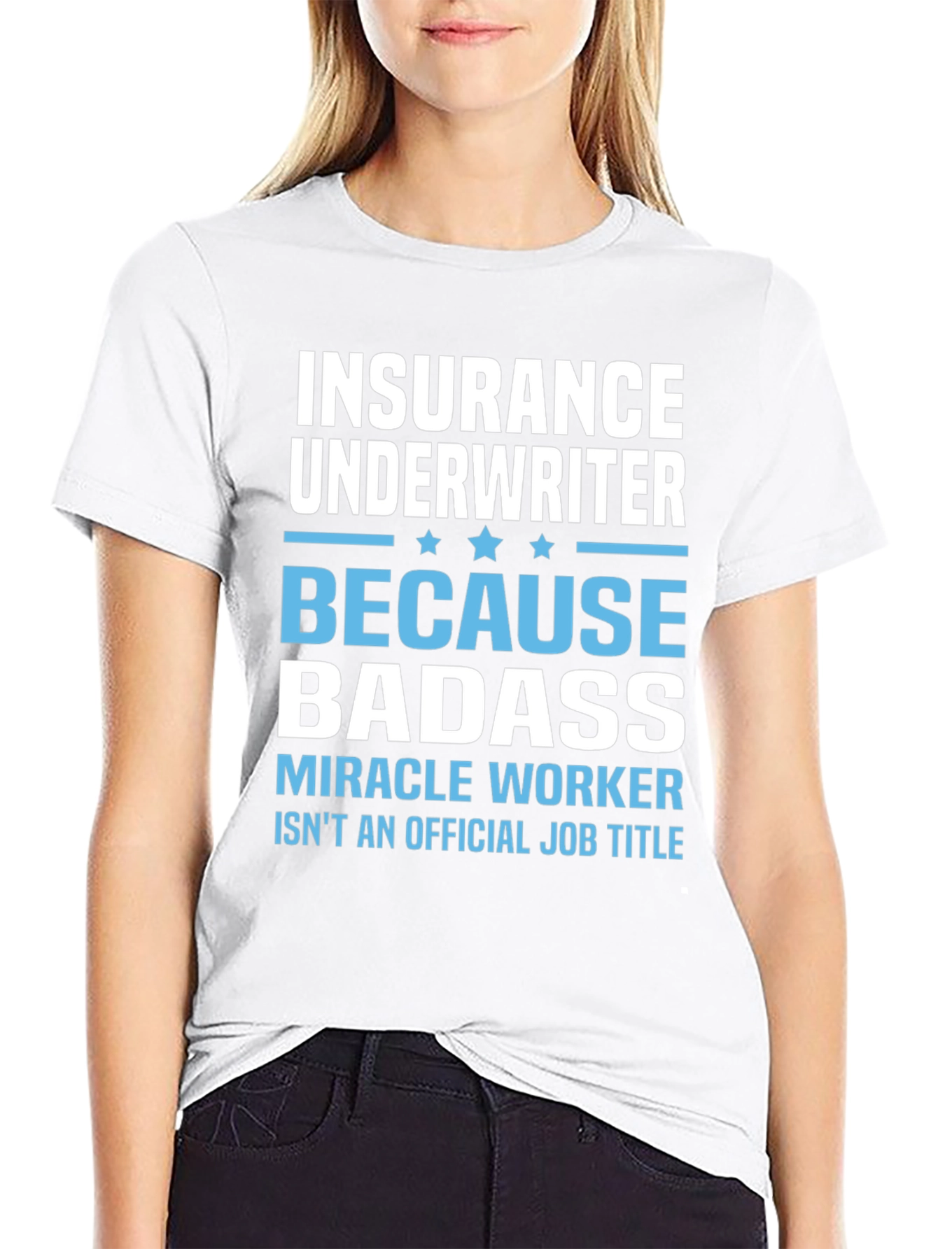 Insurance Underwriter Badass Graphic T-Shirt