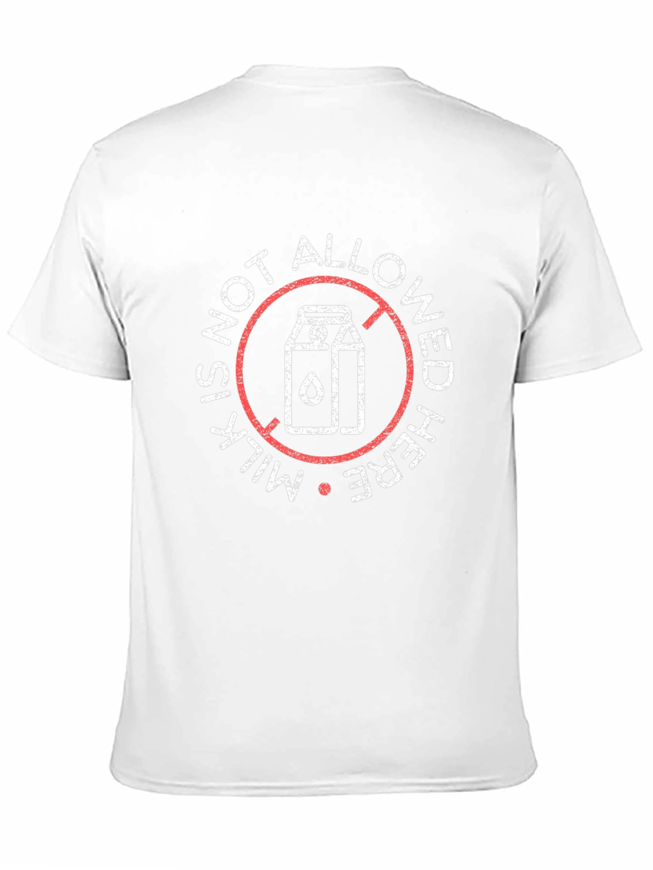 Milk Is Not Allowed Here T-Shirt - Vegan Style