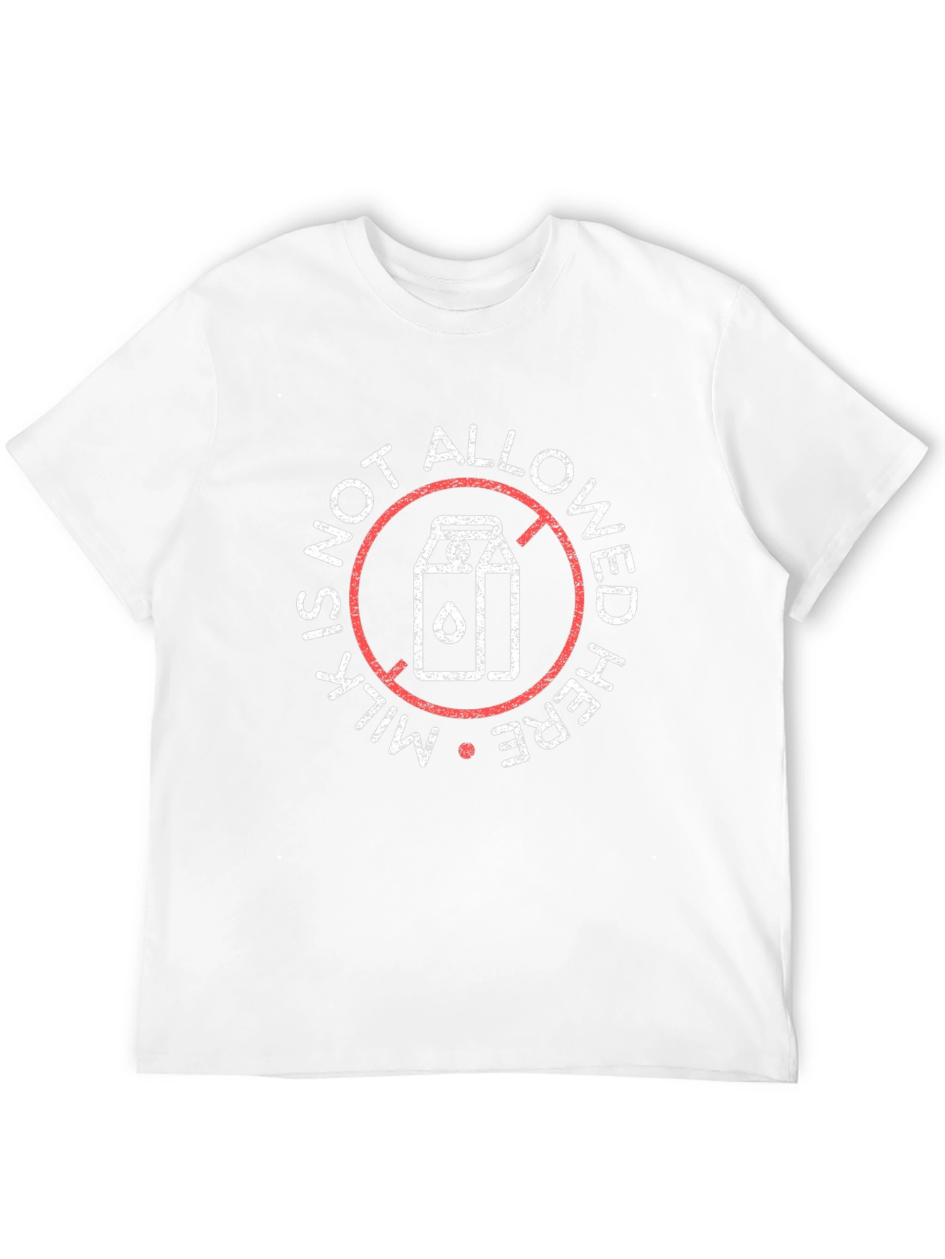Milk Is Not Allowed Here T-Shirt - Vegan Style