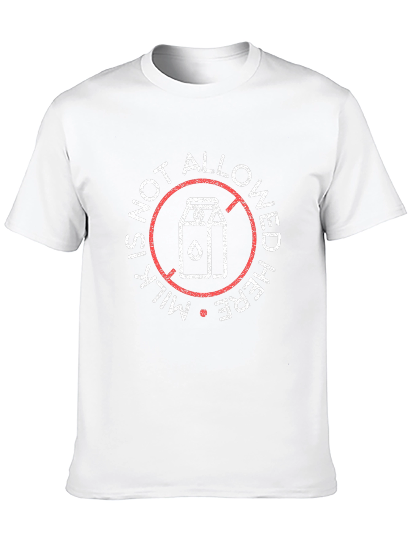 Milk Is Not Allowed Here T-Shirt - Vegan Style