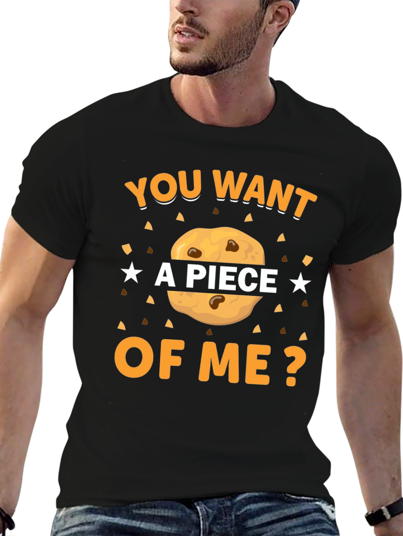 Want a Piece of Me? Cookie Graphic T-Shirt