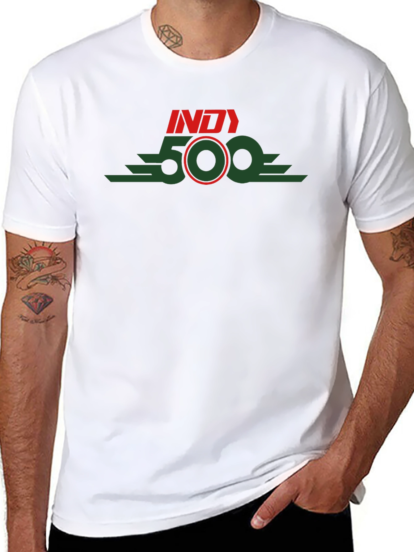 Indy 500 Graphic T-Shirt - Black