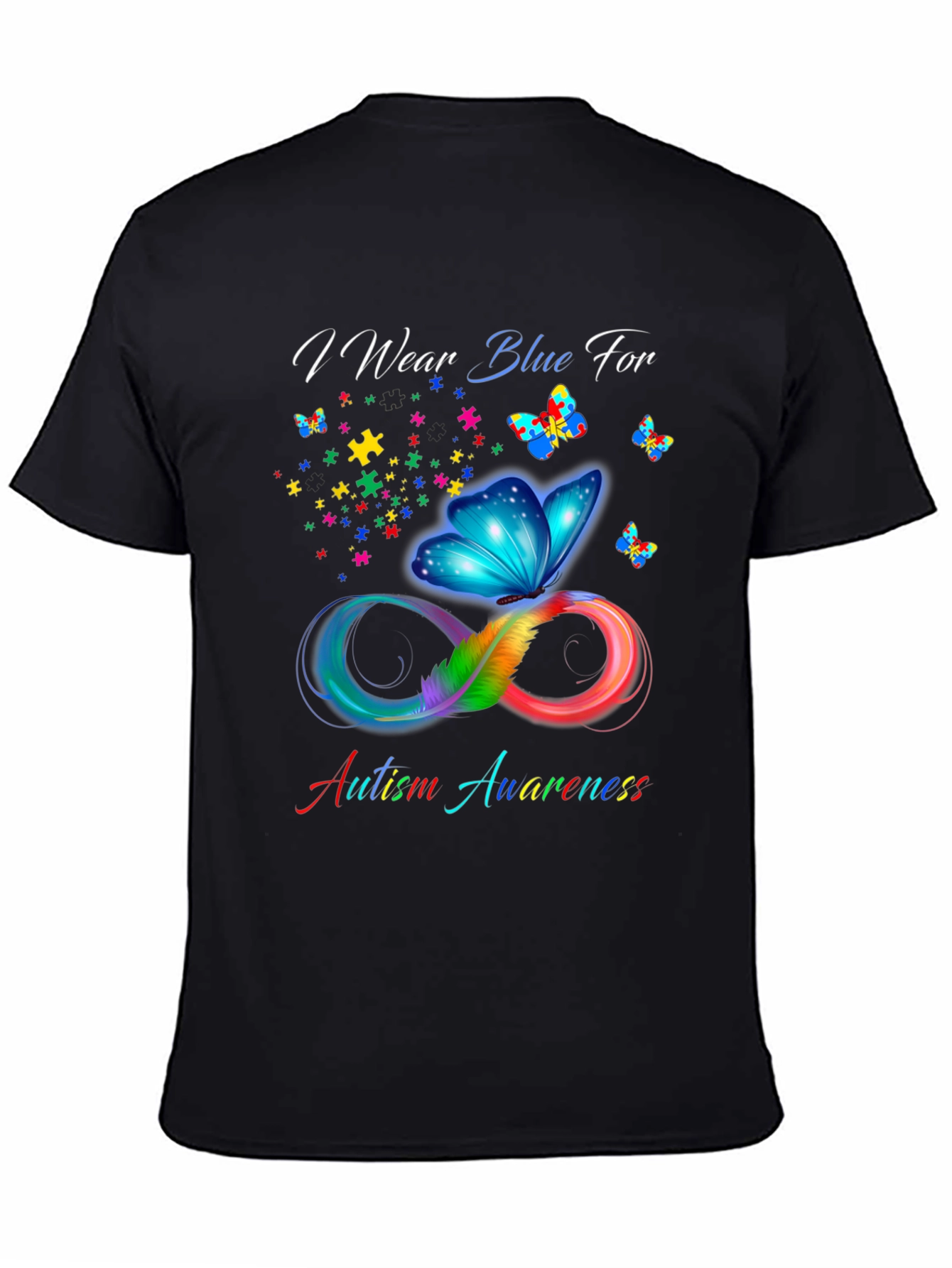 Autism Awareness Butterfly T-Shirt - Show Your Support