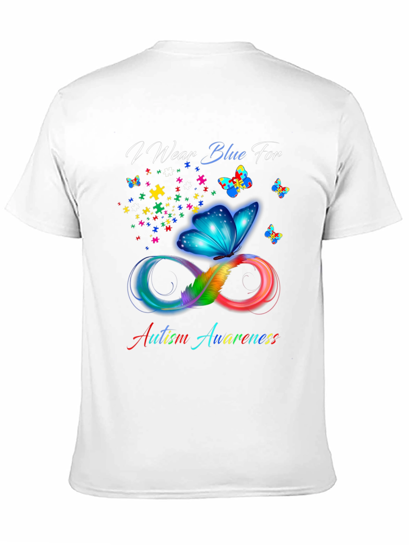 Autism Awareness Butterfly T-Shirt - Show Your Support
