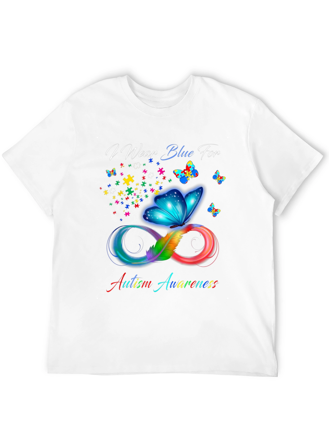 Autism Awareness Butterfly T-Shirt - Show Your Support