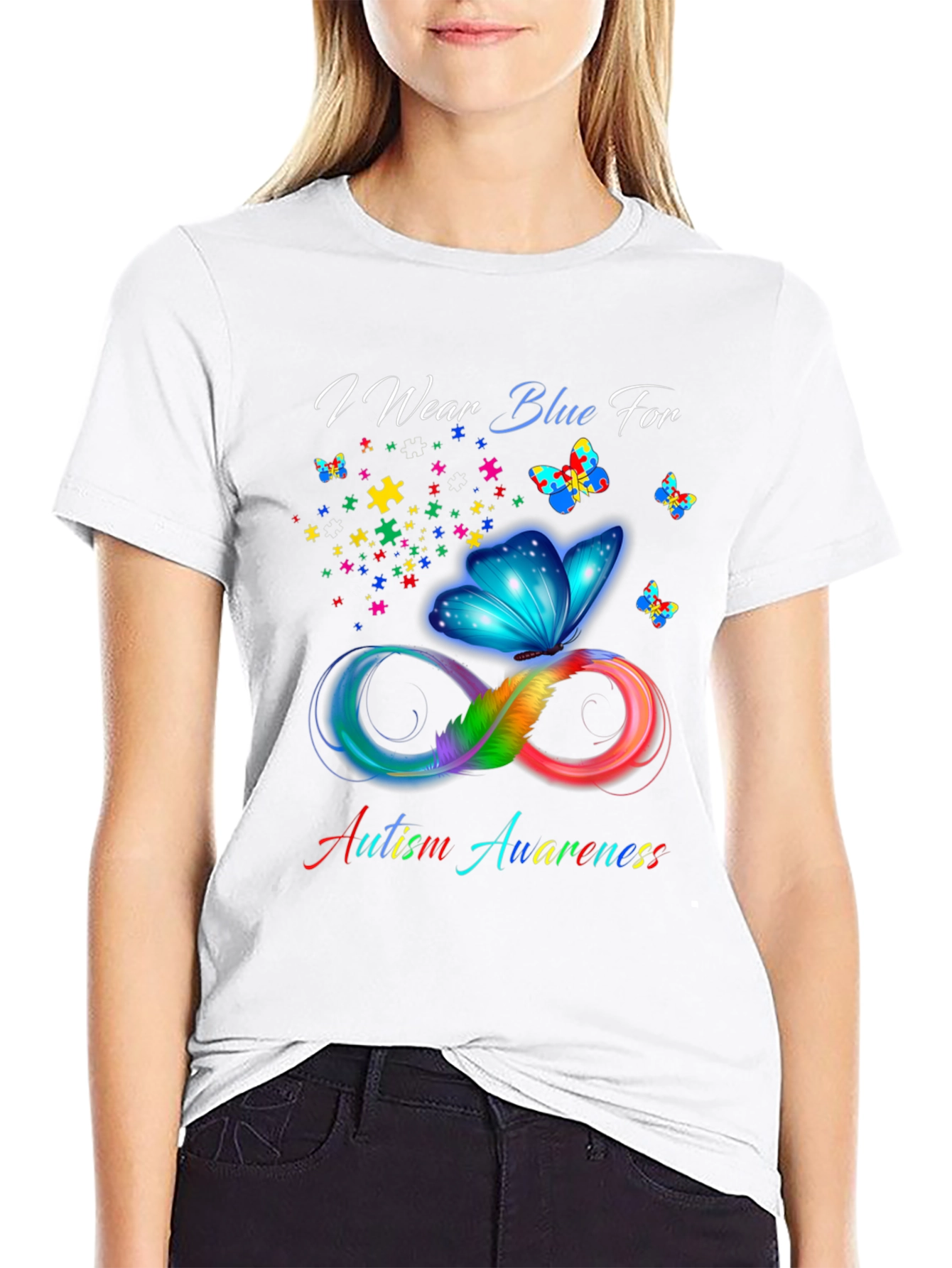 Autism Awareness Butterfly T-Shirt - Show Your Support