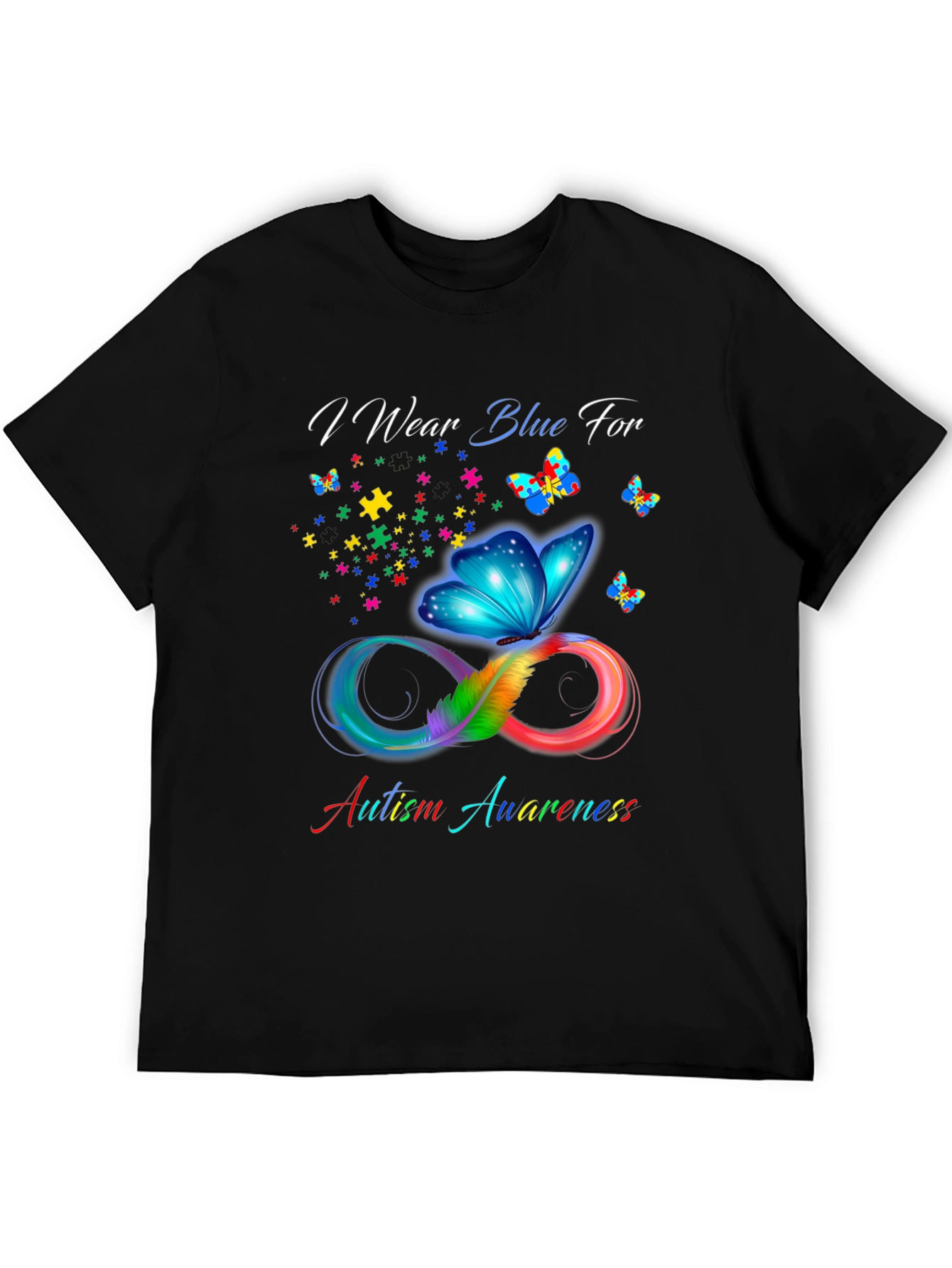 Autism Awareness Butterfly T-Shirt - Show Your Support