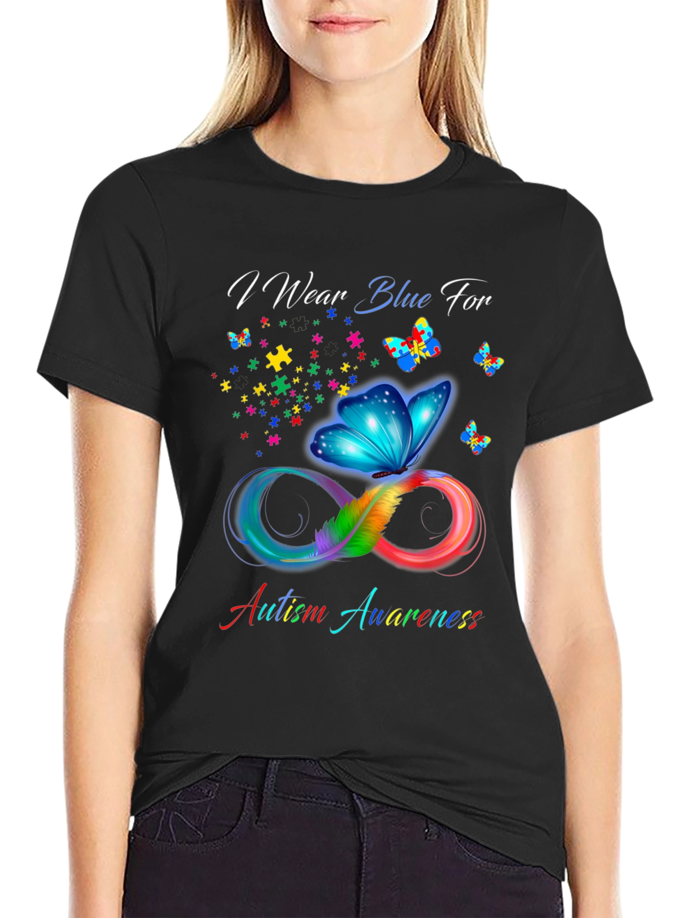 Autism Awareness Butterfly T-Shirt - Show Your Support
