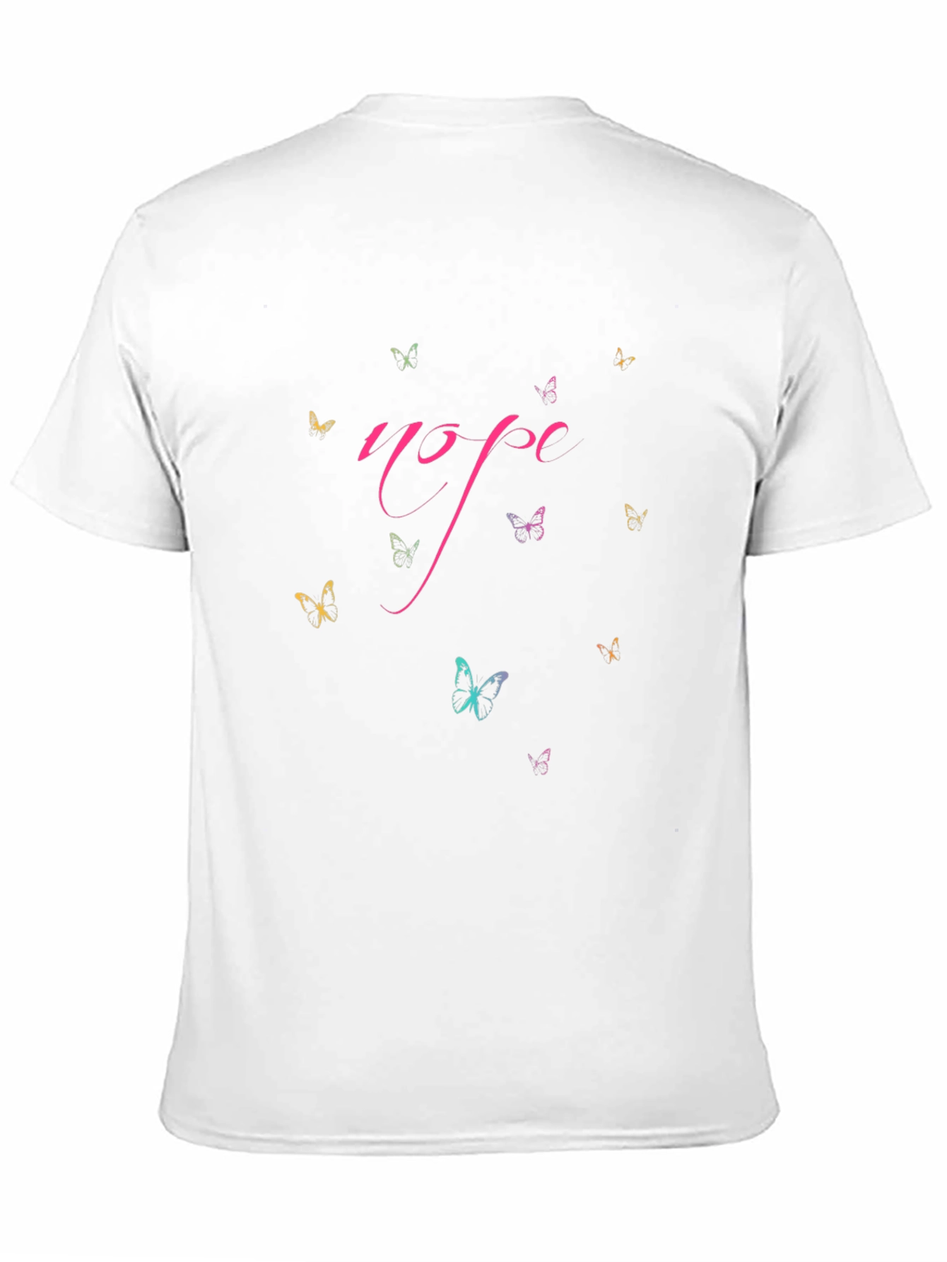 Butterfly Script Black T-Shirt