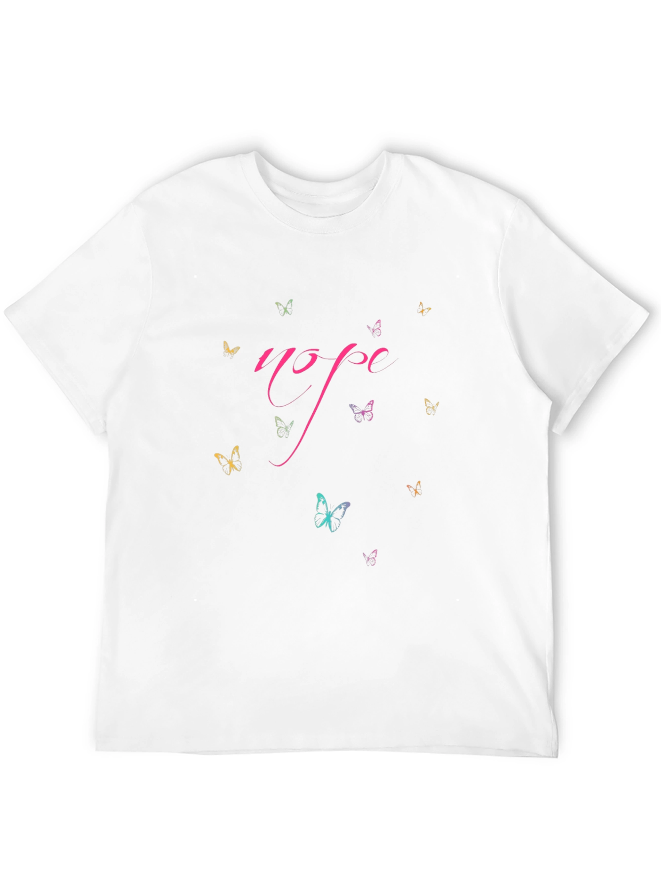 Butterfly Script Black T-Shirt