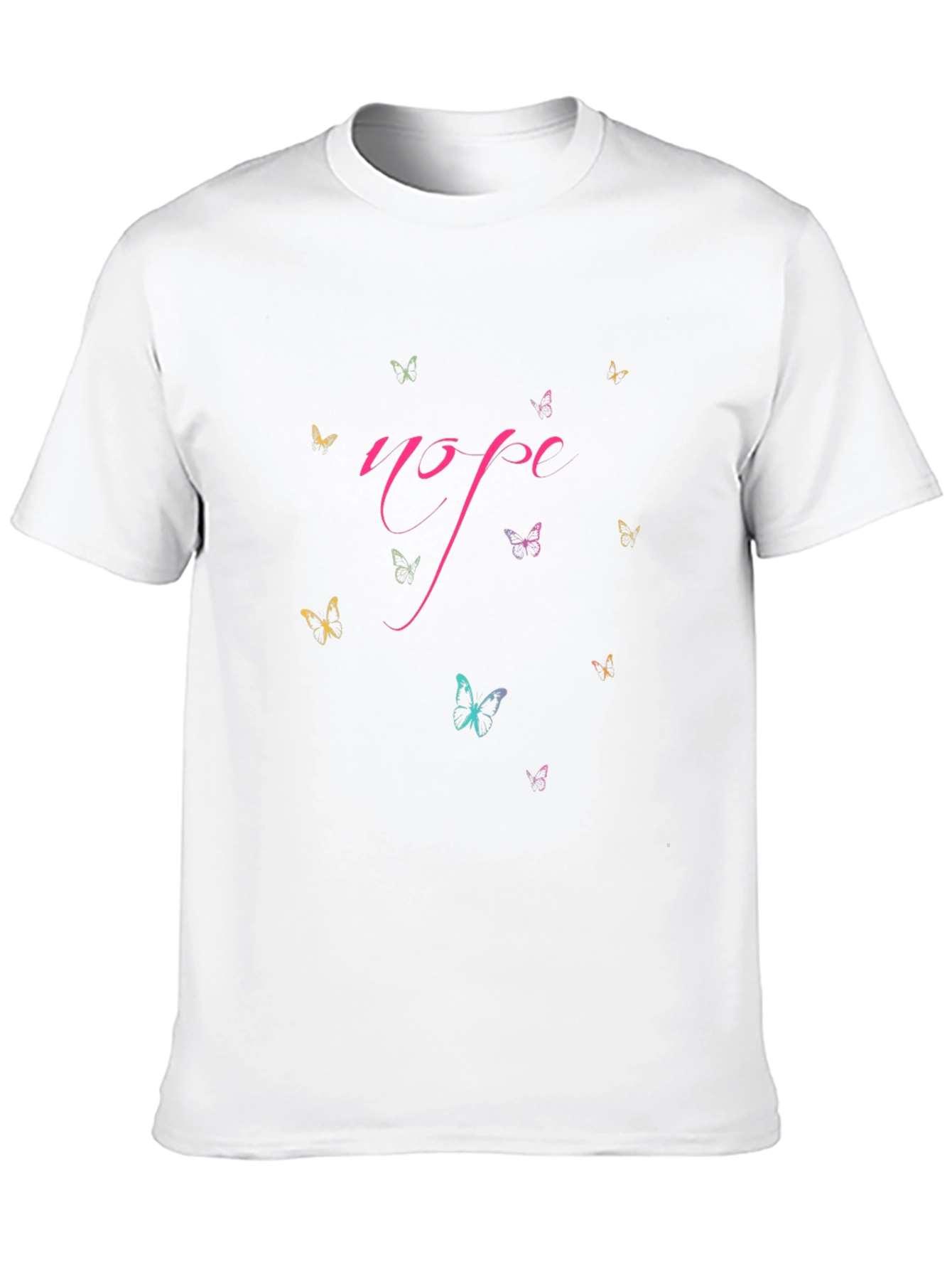 Butterfly Script Black T-Shirt