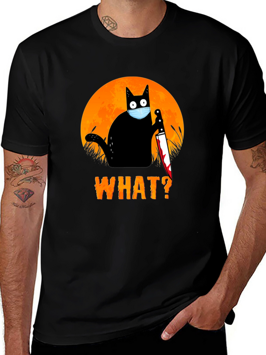 Funny Halloween Cat T-Shirt