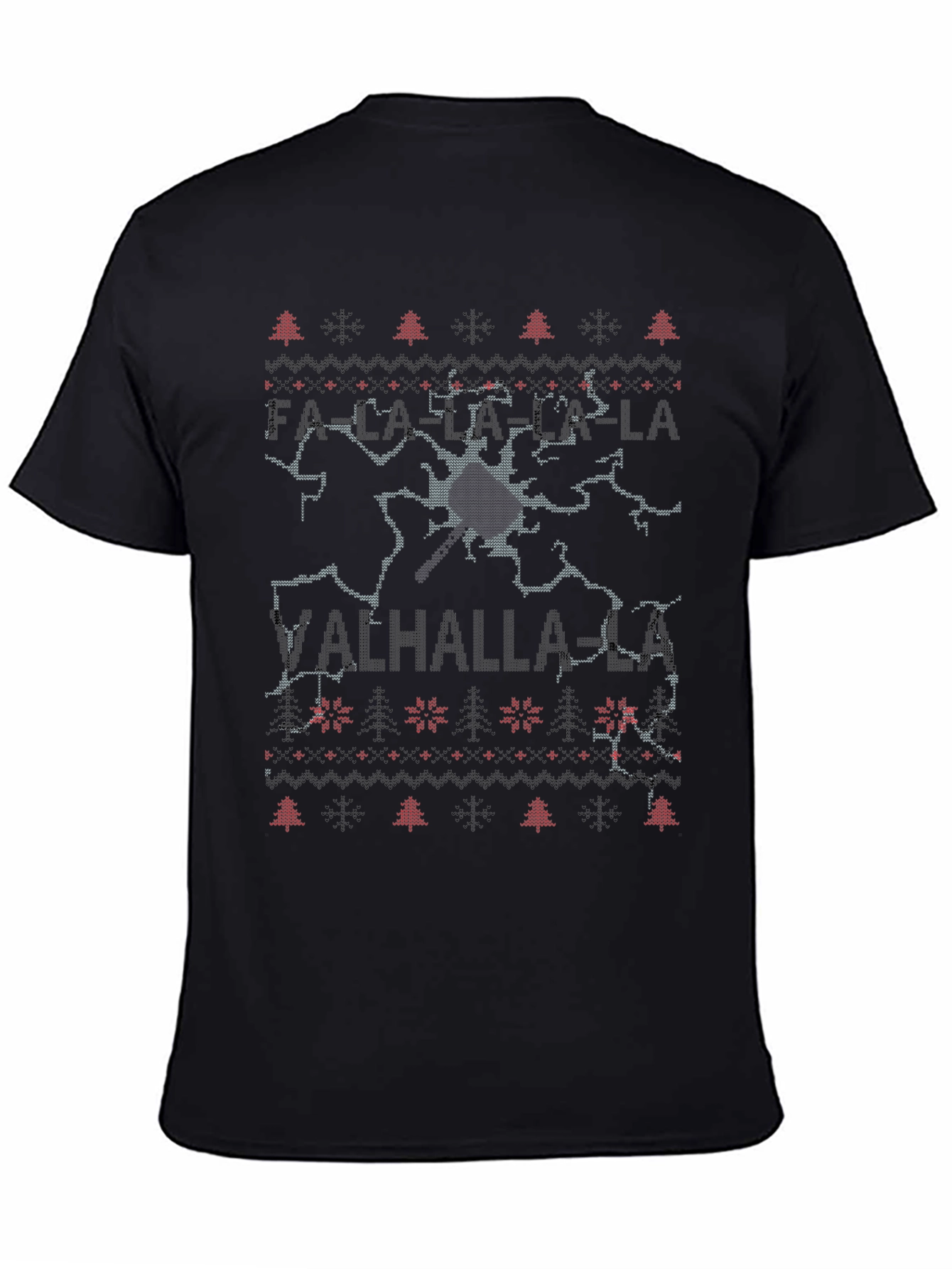 Fa La La Valhalla Christmas Sweater T-Shirt