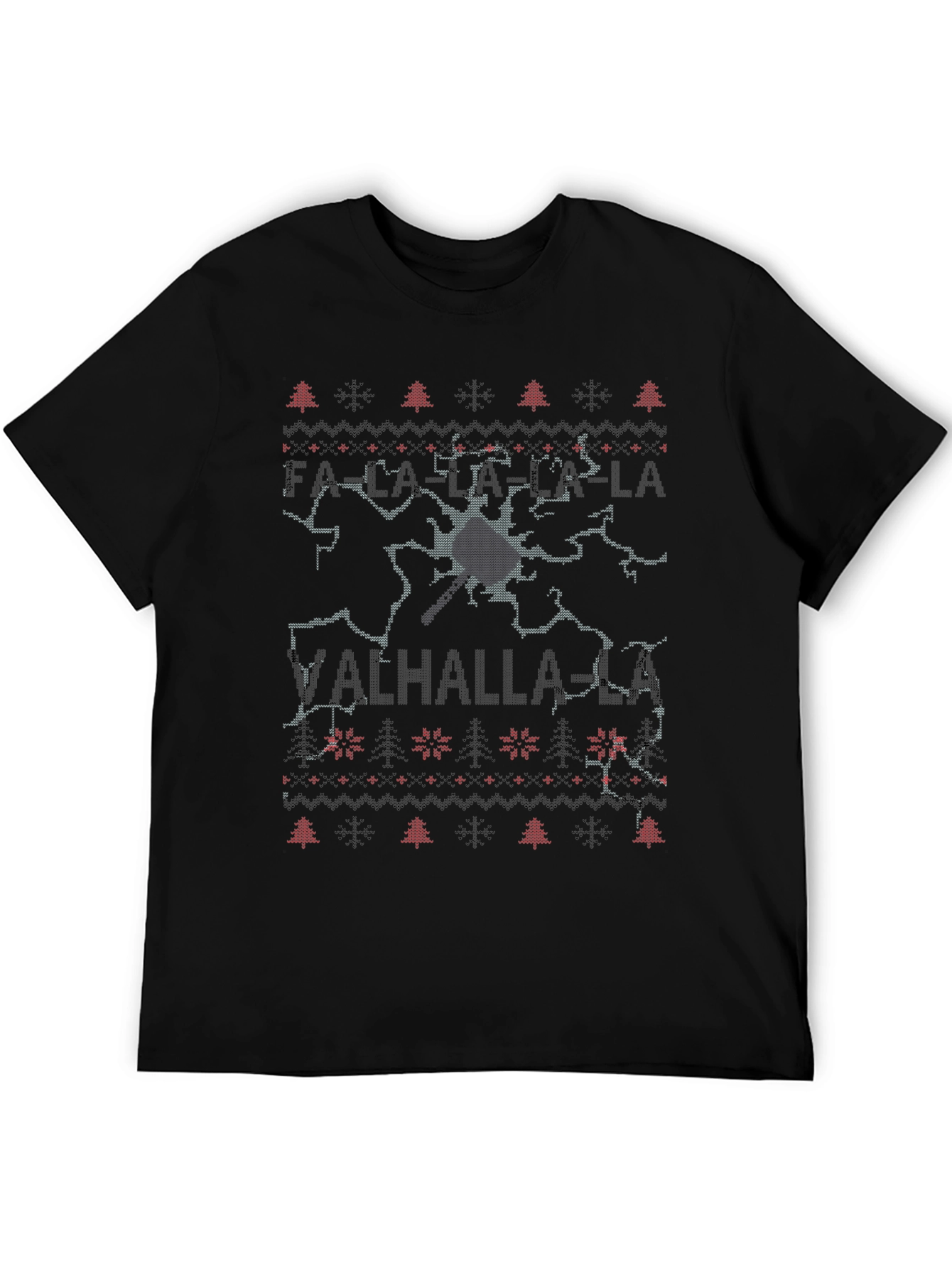 Fa La La Valhalla Christmas Sweater T-Shirt