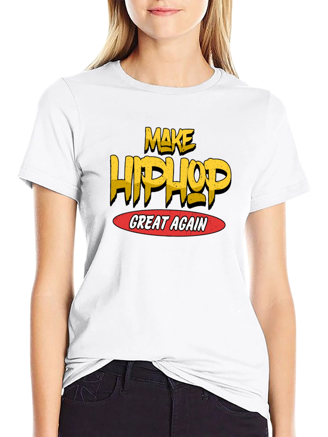 Make Hip Hop Great Again Black T-Shirt