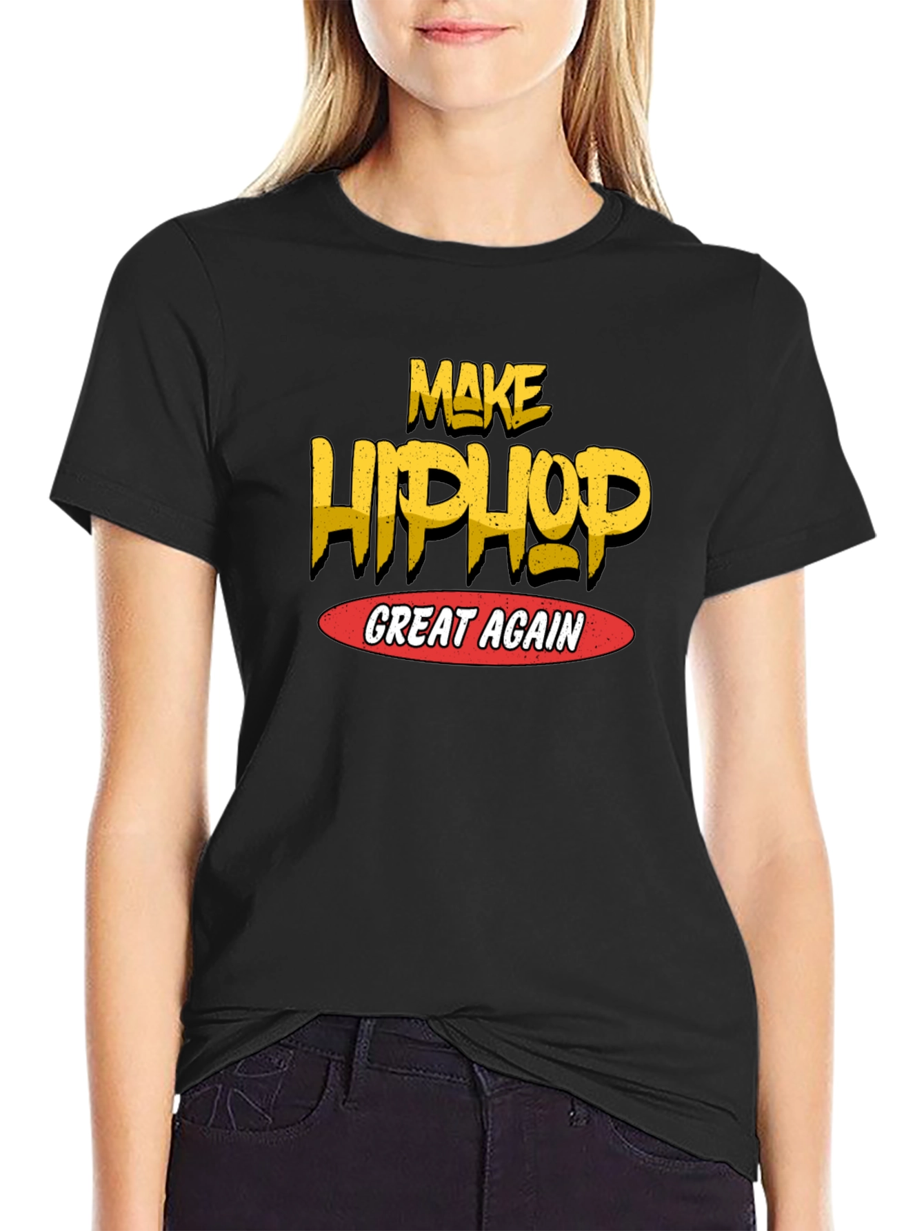 Make Hip Hop Great Again Black T-Shirt