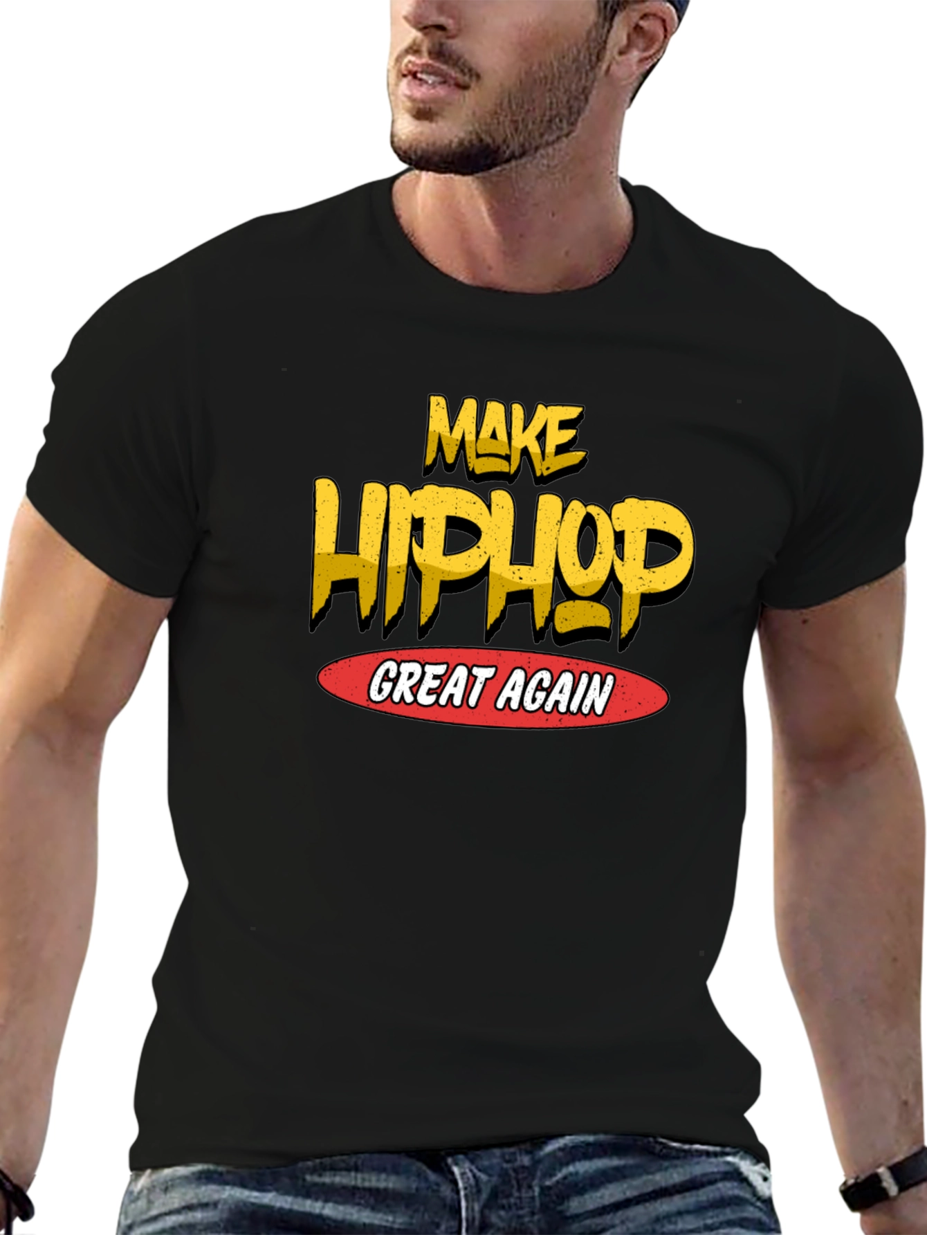 Make Hip Hop Great Again Black T-Shirt