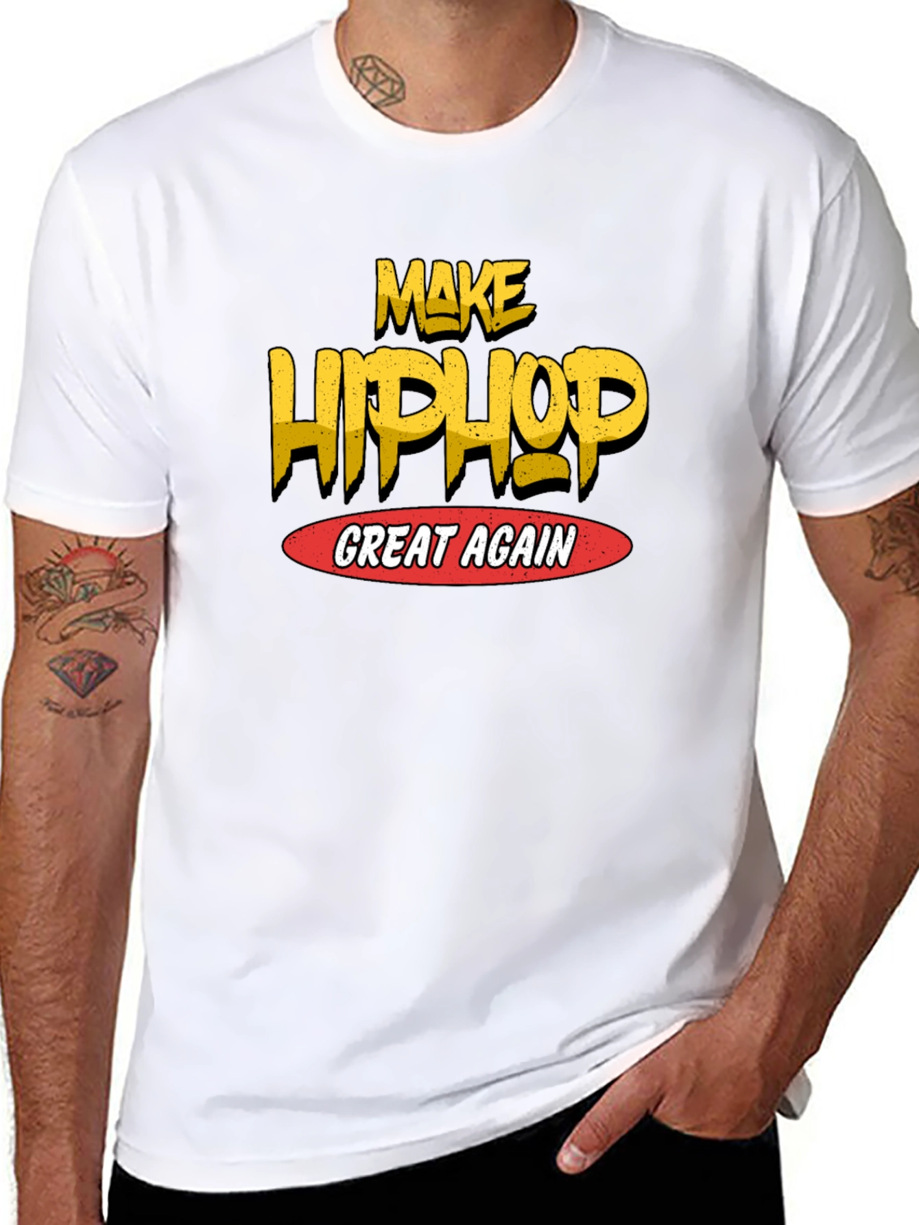 Make Hip Hop Great Again Black T-Shirt