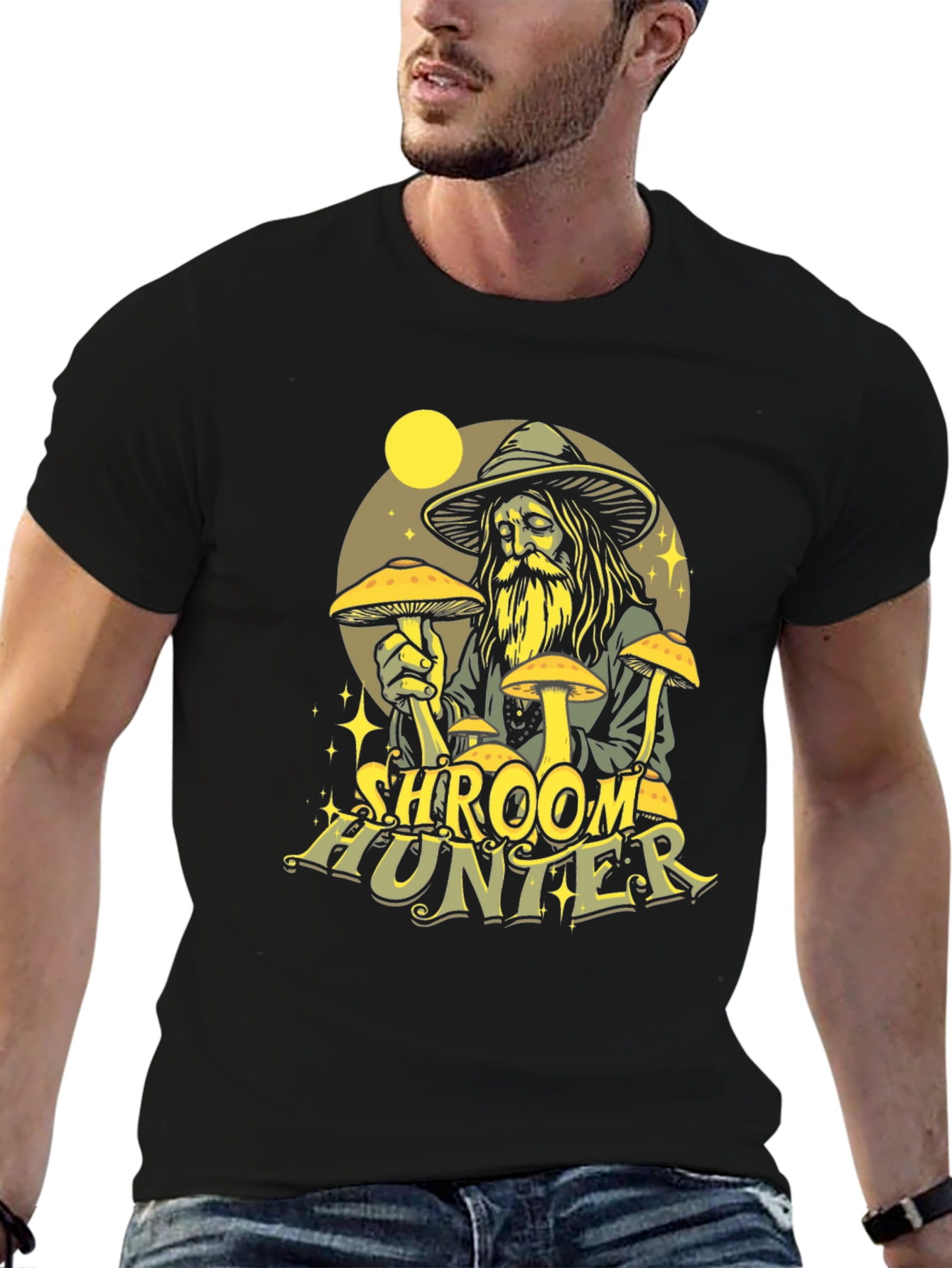 Shroom Hunter Graphic T-Shirt