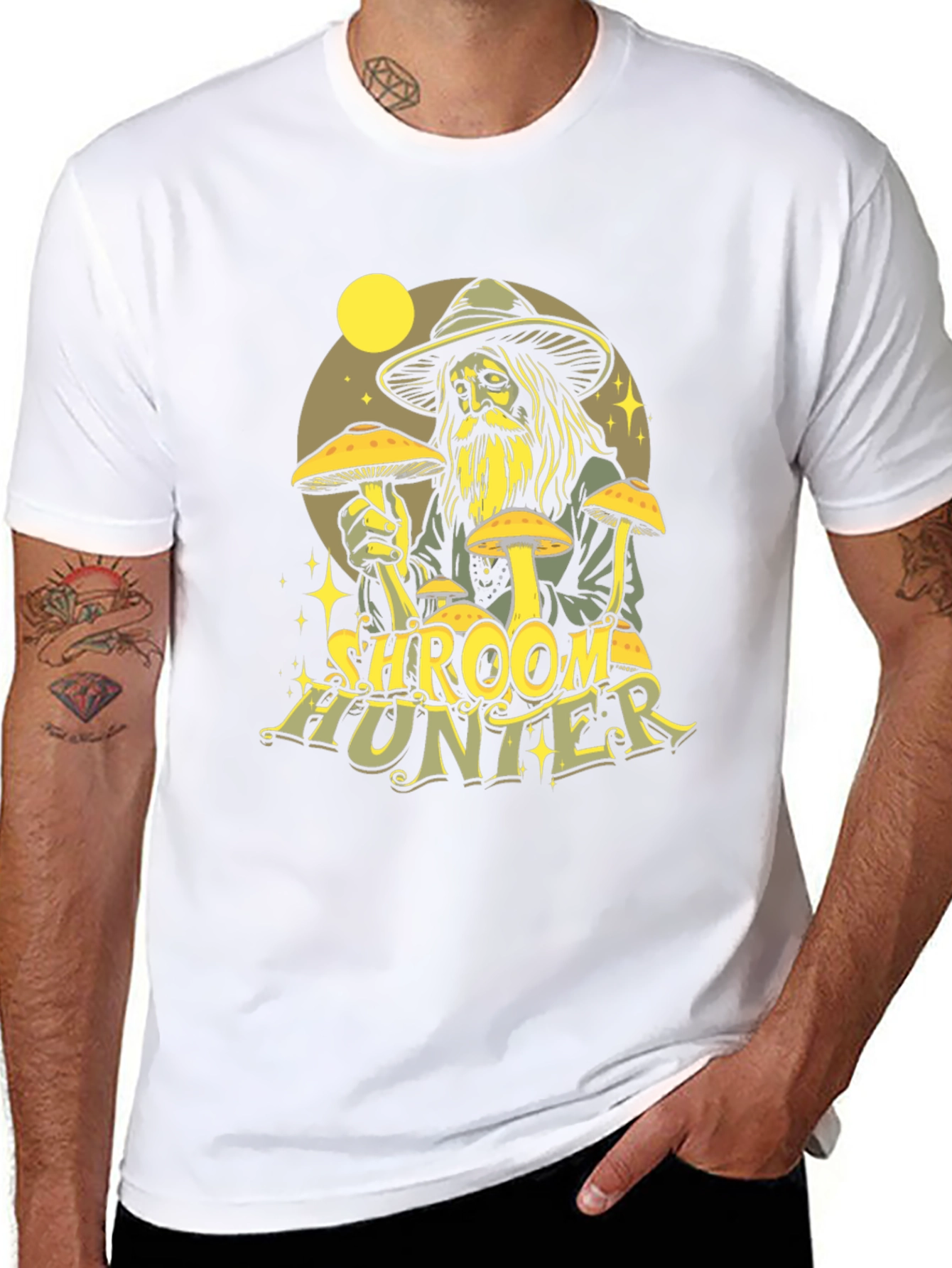 Shroom Hunter Graphic T-Shirt