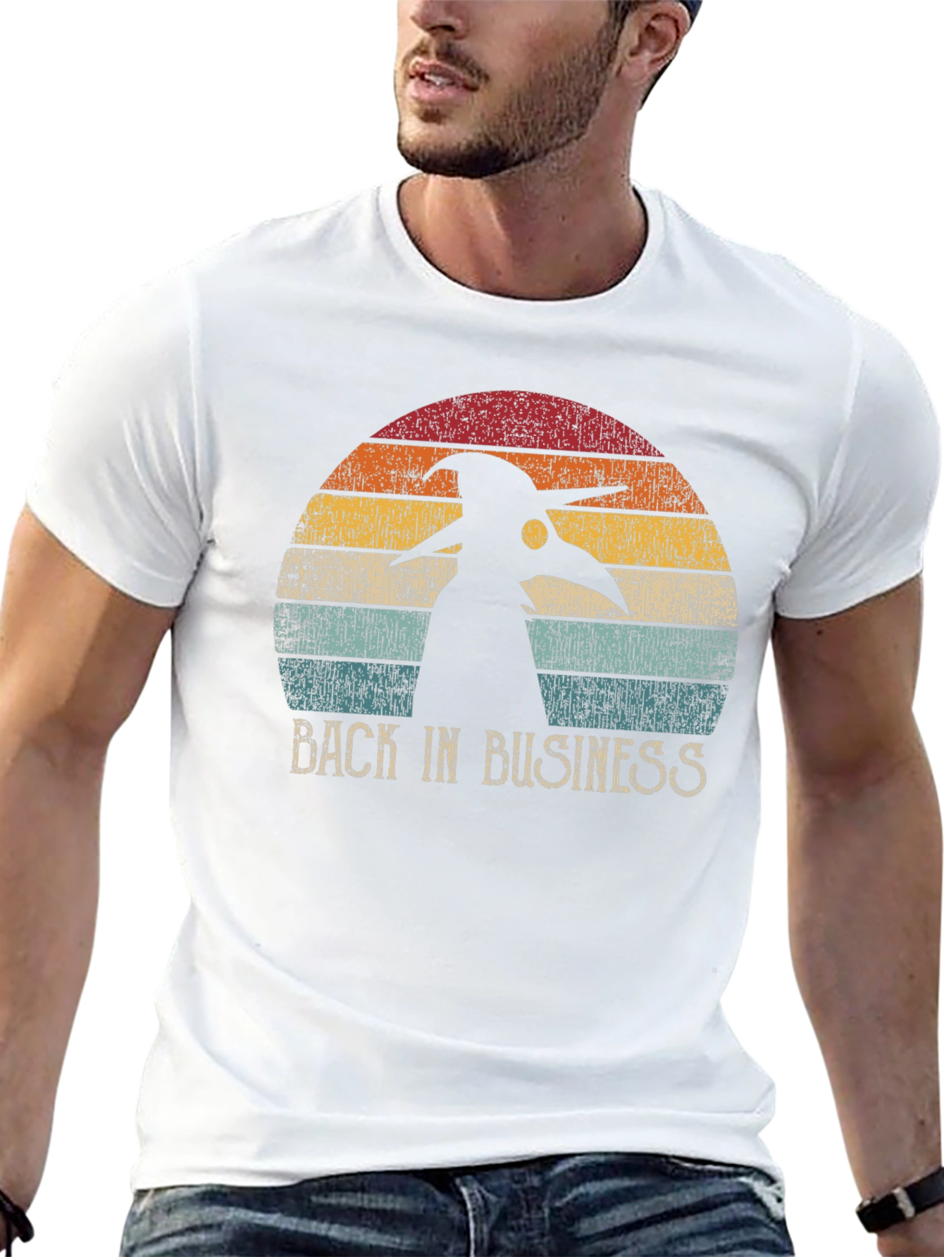 Plague Doctor Back in Business Retro T-Shirt