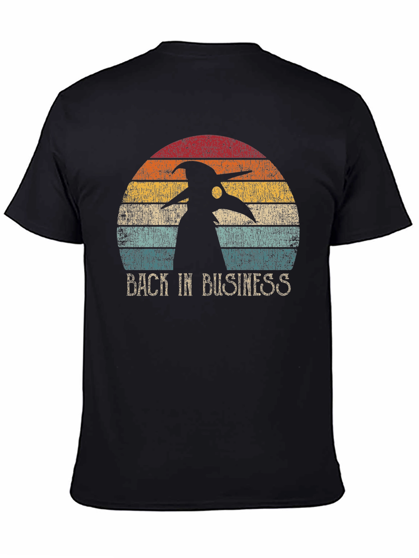 Plague Doctor Back in Business Retro T-Shirt