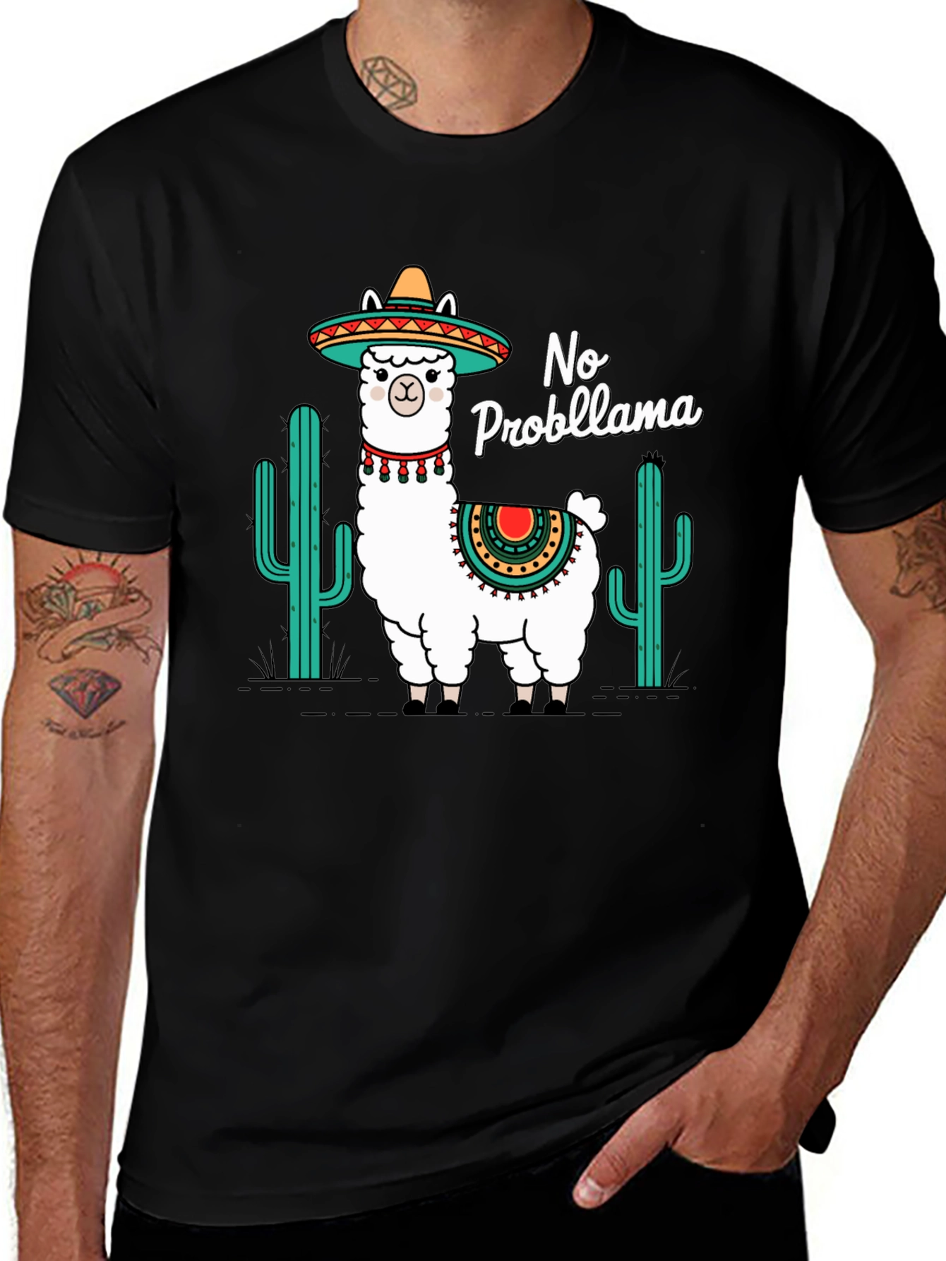 No Probllama T-Shirt - Fun & Stylish Graphic Tee