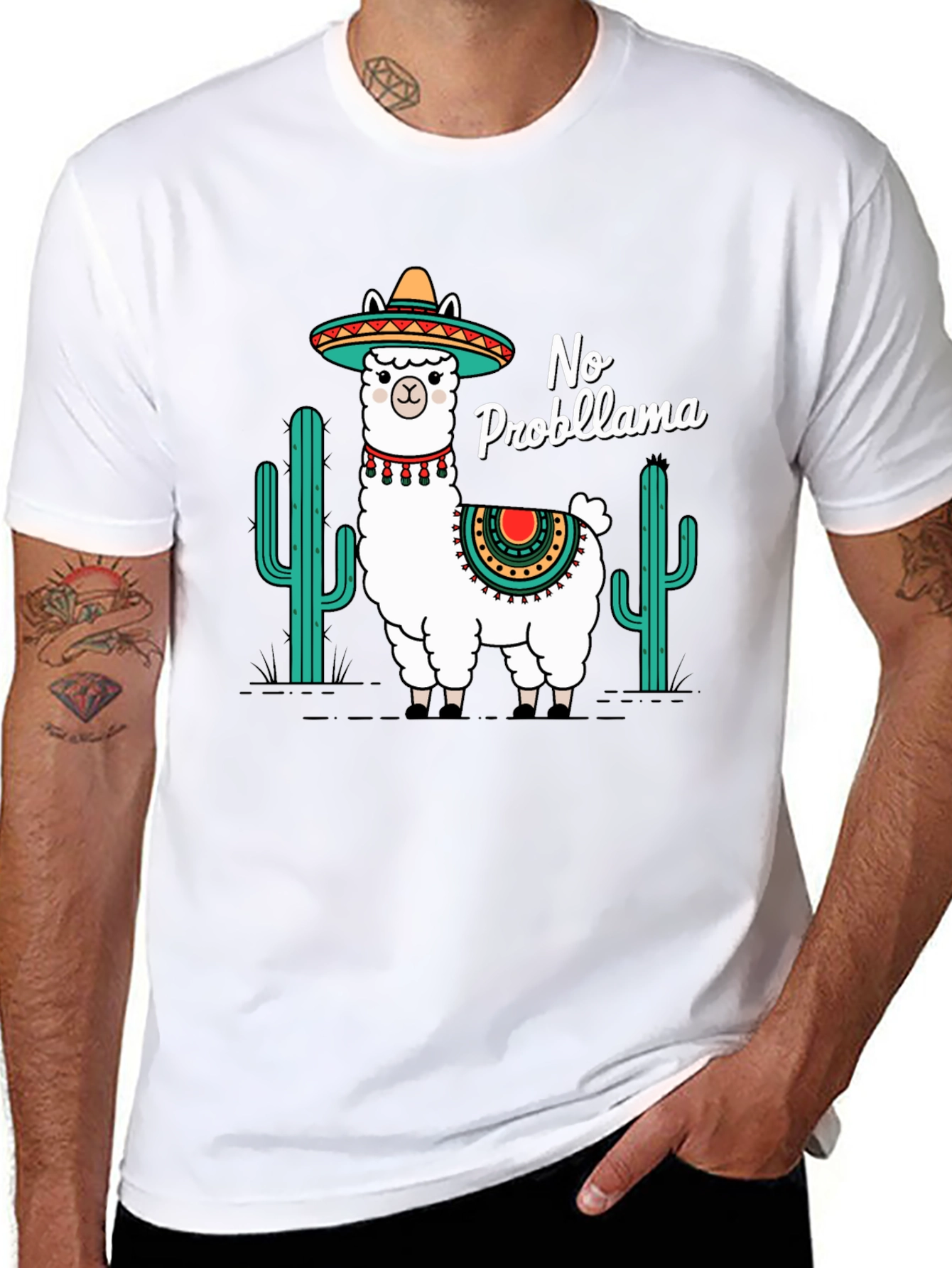 No Probllama T-Shirt - Fun & Stylish Graphic Tee