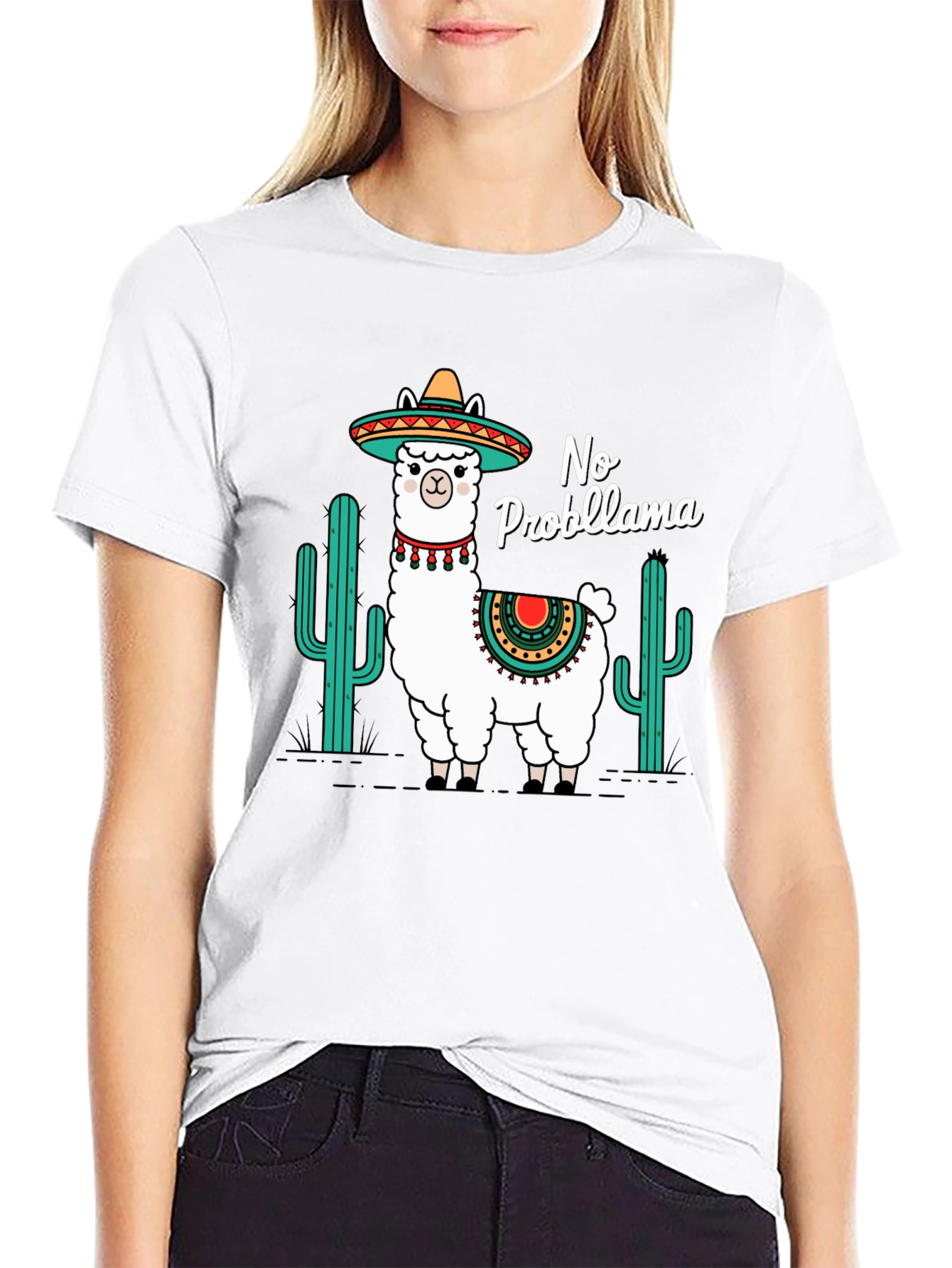 No Probllama T-Shirt - Fun & Stylish Graphic Tee