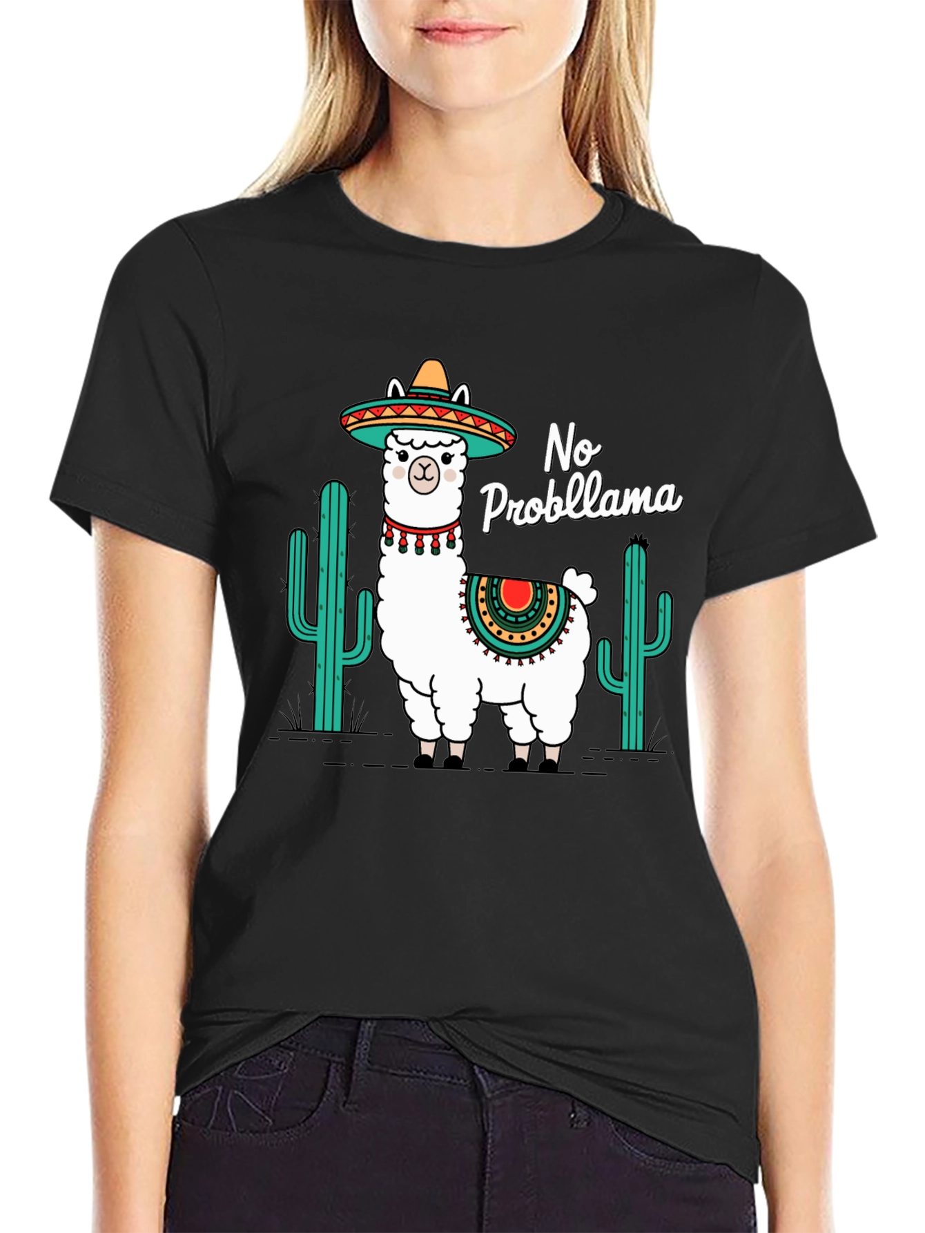 No Probllama T-Shirt - Fun & Stylish Graphic Tee