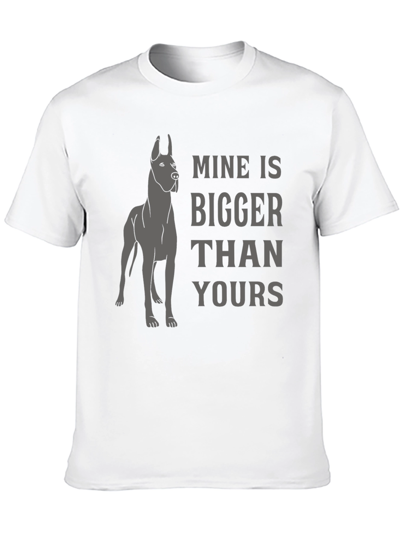 Mine Is Bigger Than Yours Dog T-Shirt