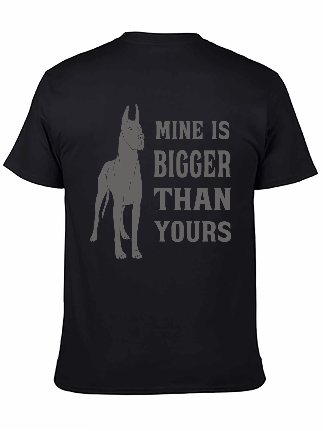 Mine Is Bigger Than Yours Dog T-Shirt