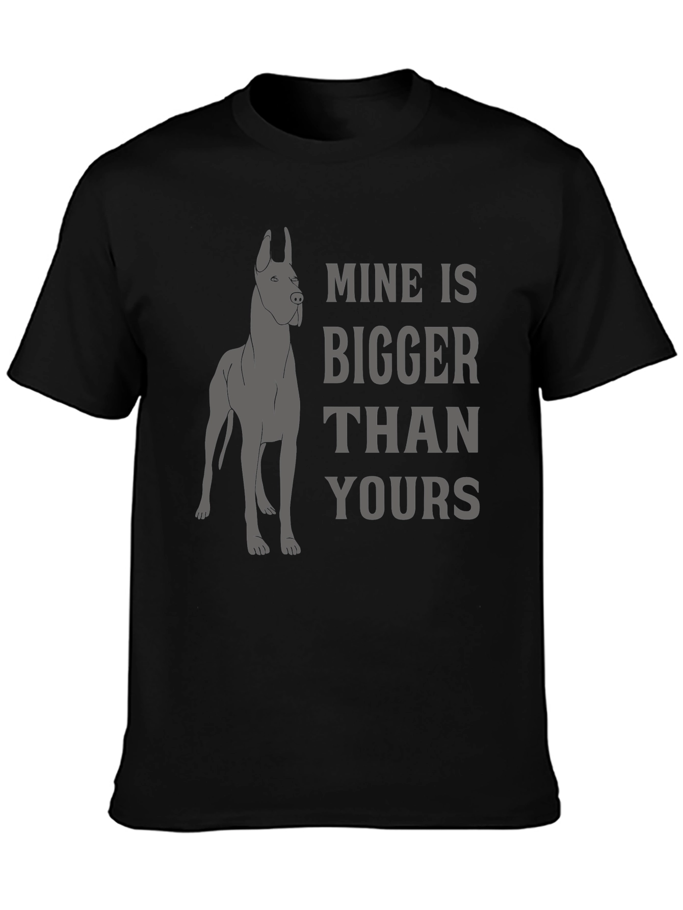 Mine Is Bigger Than Yours Dog T-Shirt