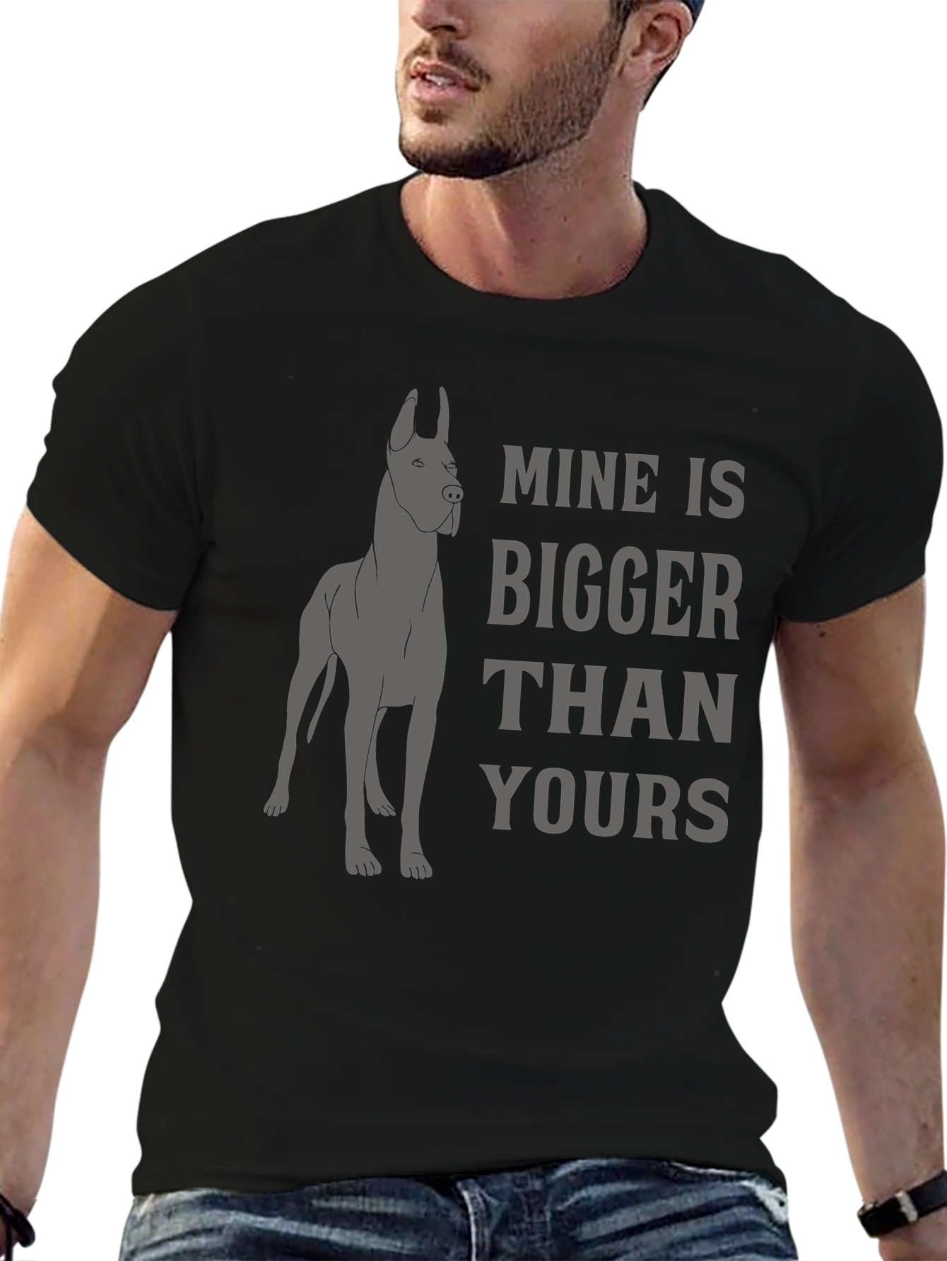 Mine Is Bigger Than Yours Dog T-Shirt