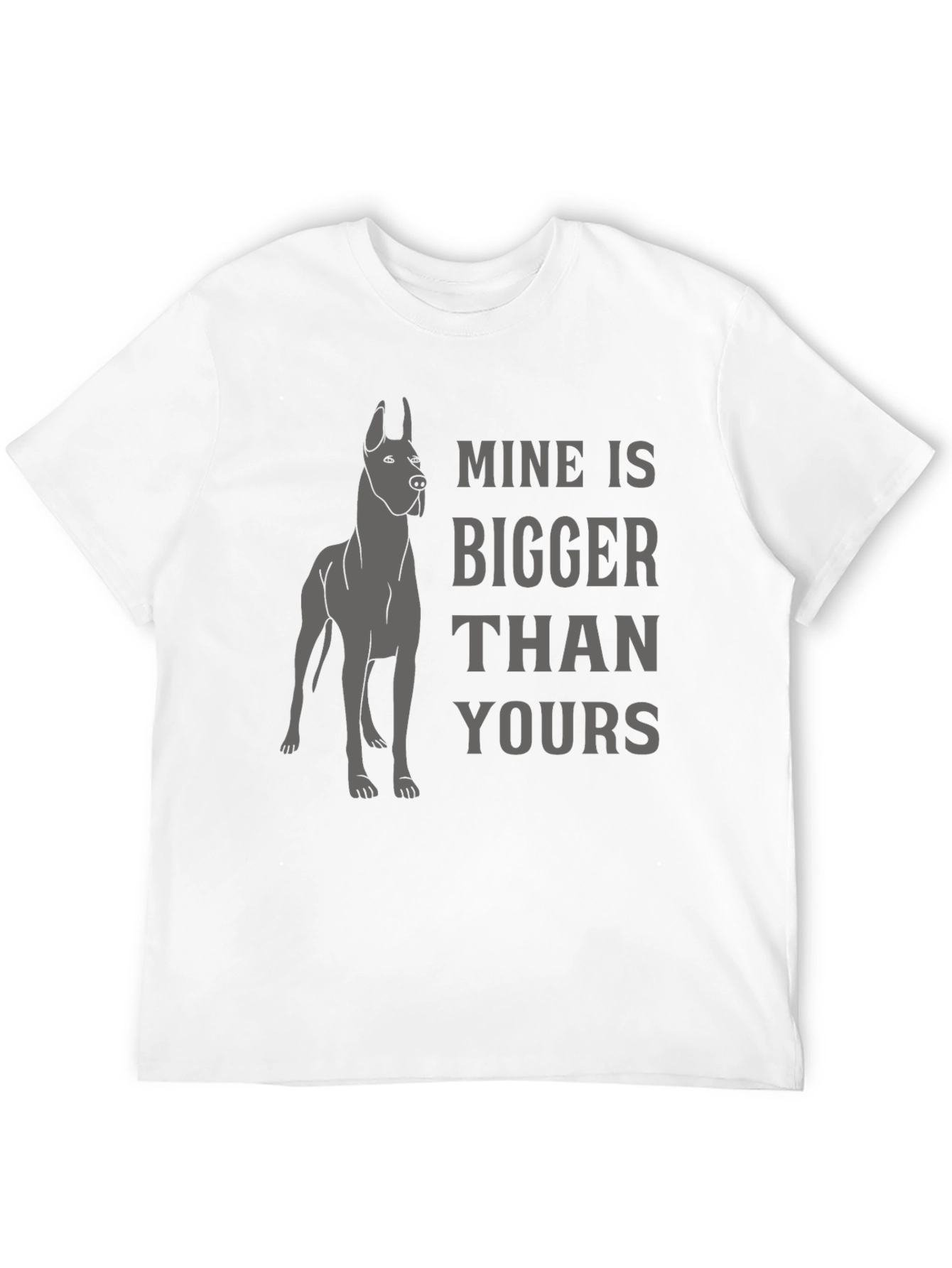 Mine Is Bigger Than Yours Dog T-Shirt