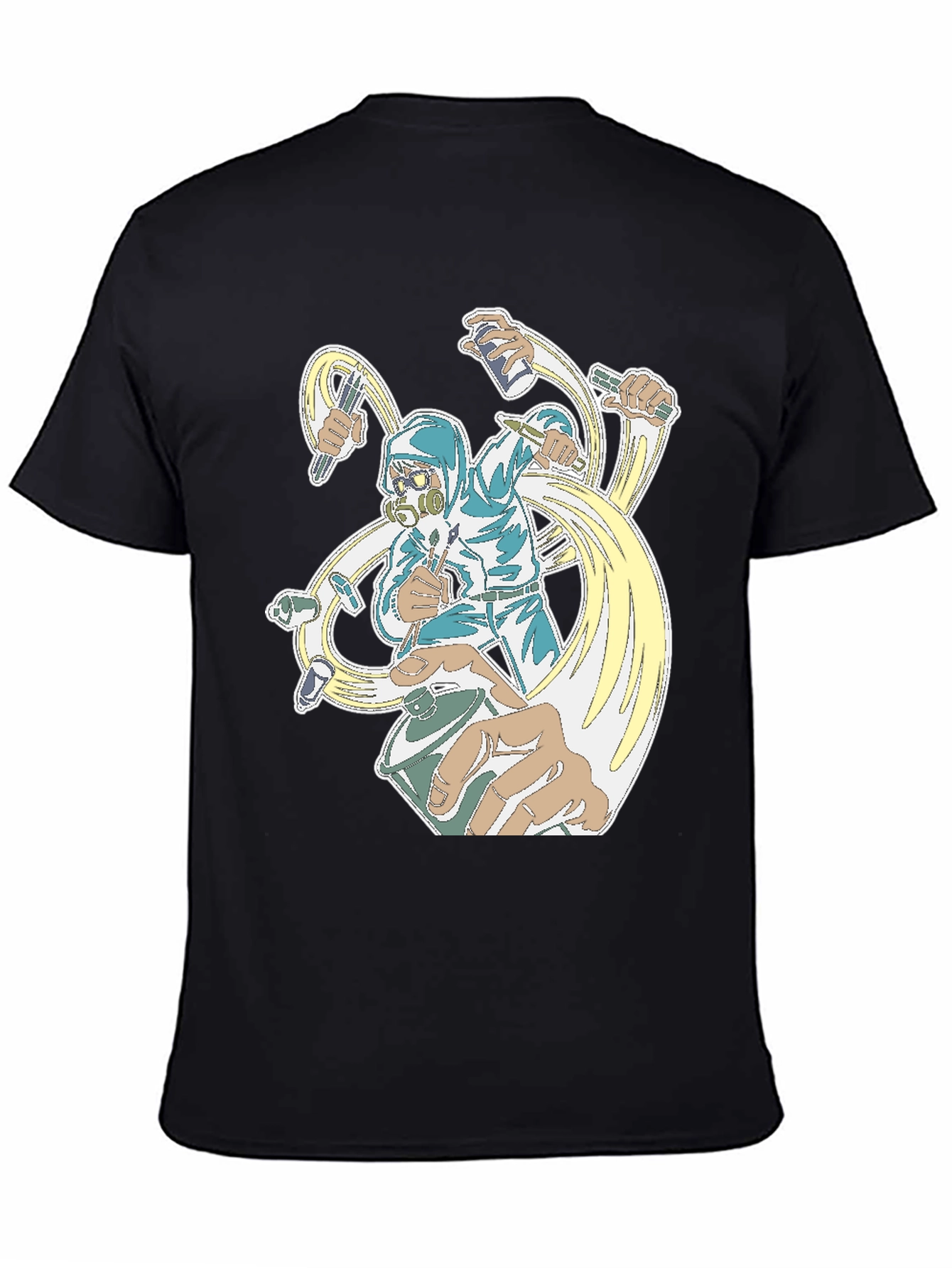 Graffiti Artist Black T-Shirt