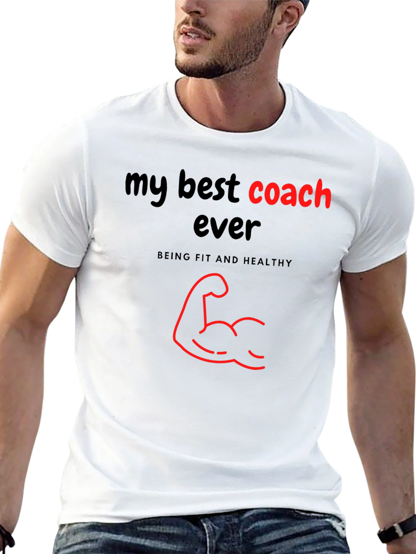 My Best Coach Ever T-Shirt - Fitness Apparel