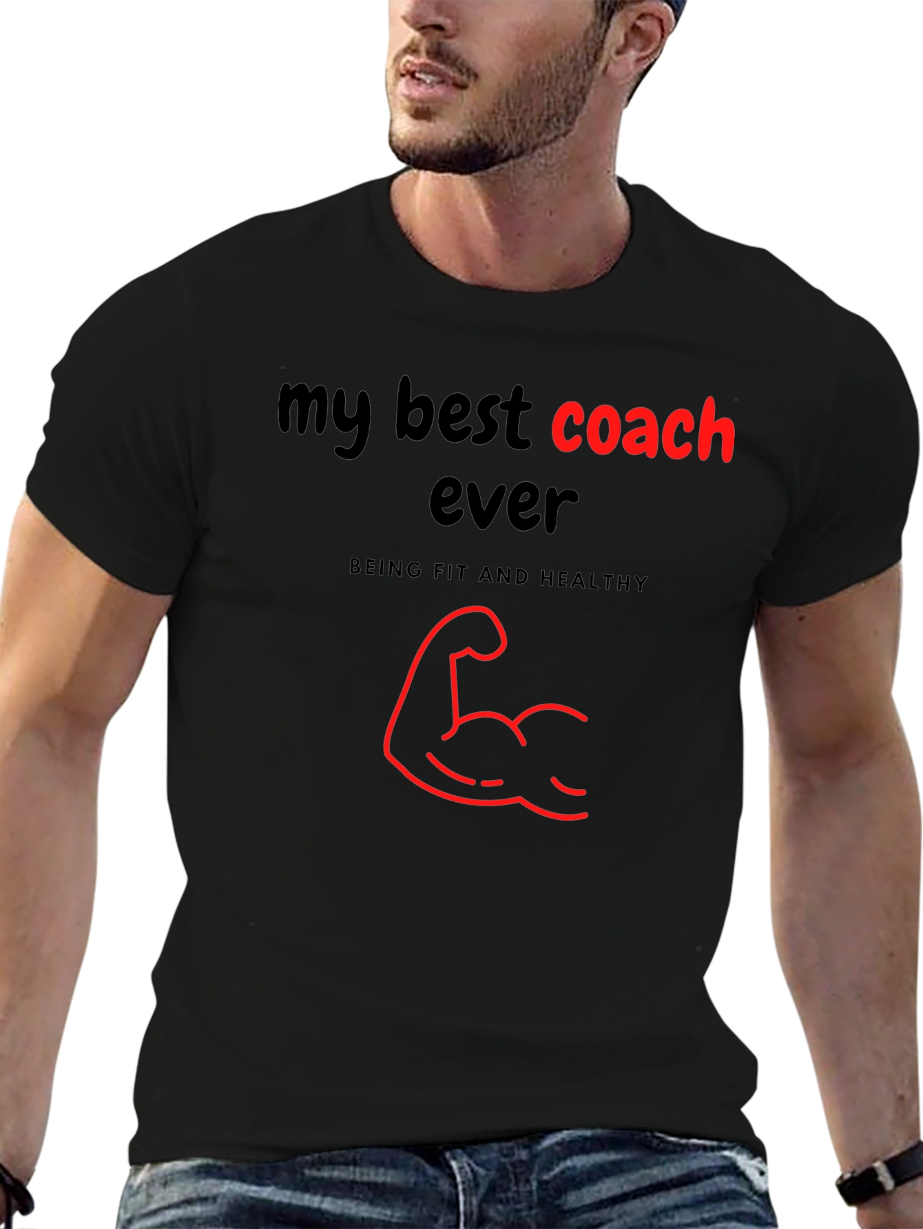 My Best Coach Ever T-Shirt - Fitness Apparel