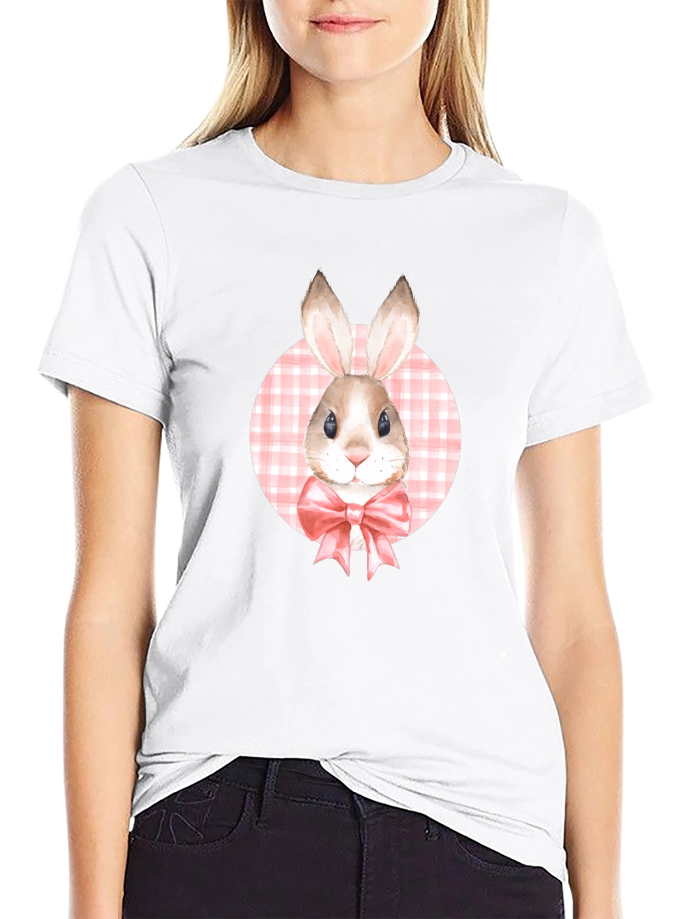 Easter Bunny T-Shirt Cute Rabbit Tee