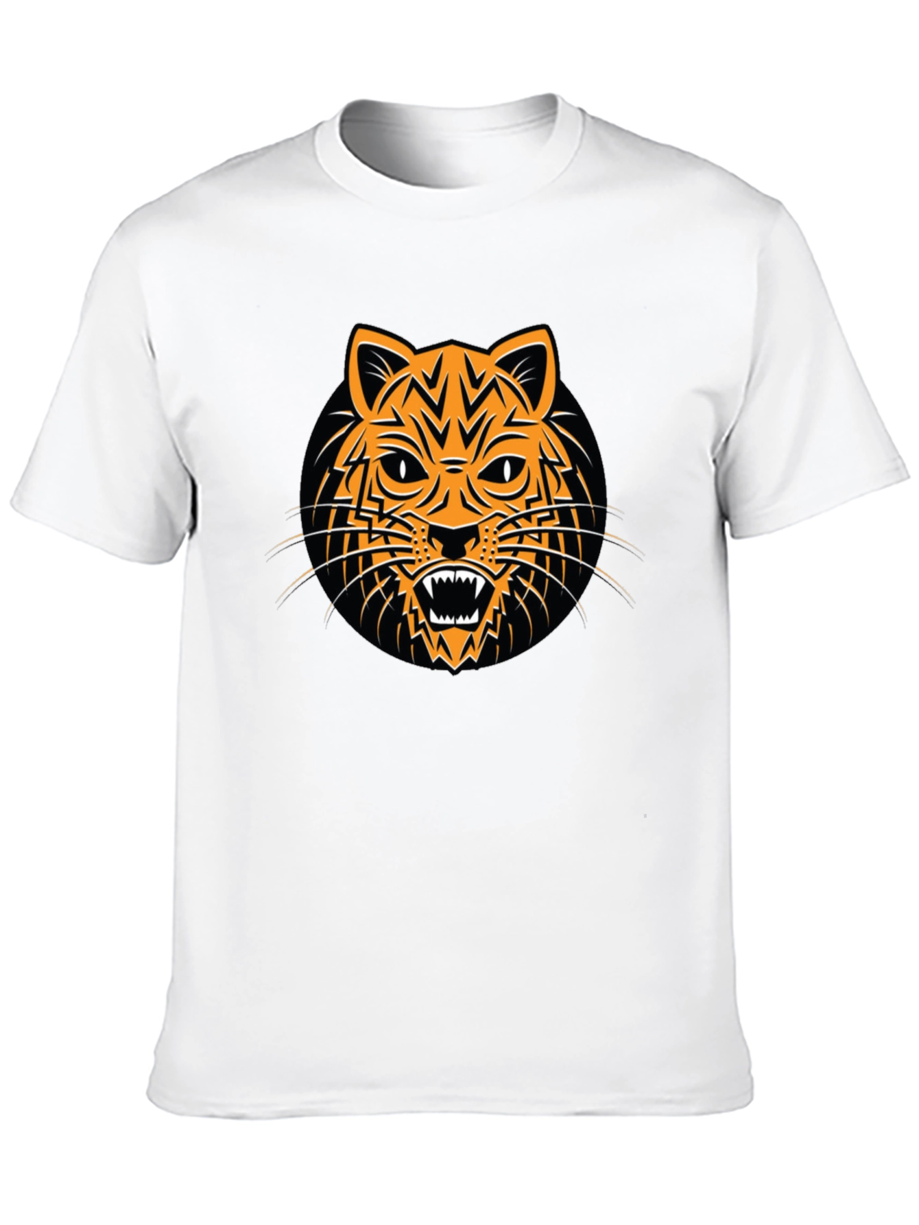 Tiger Graphic Black T-Shirt - Bold and Stylish